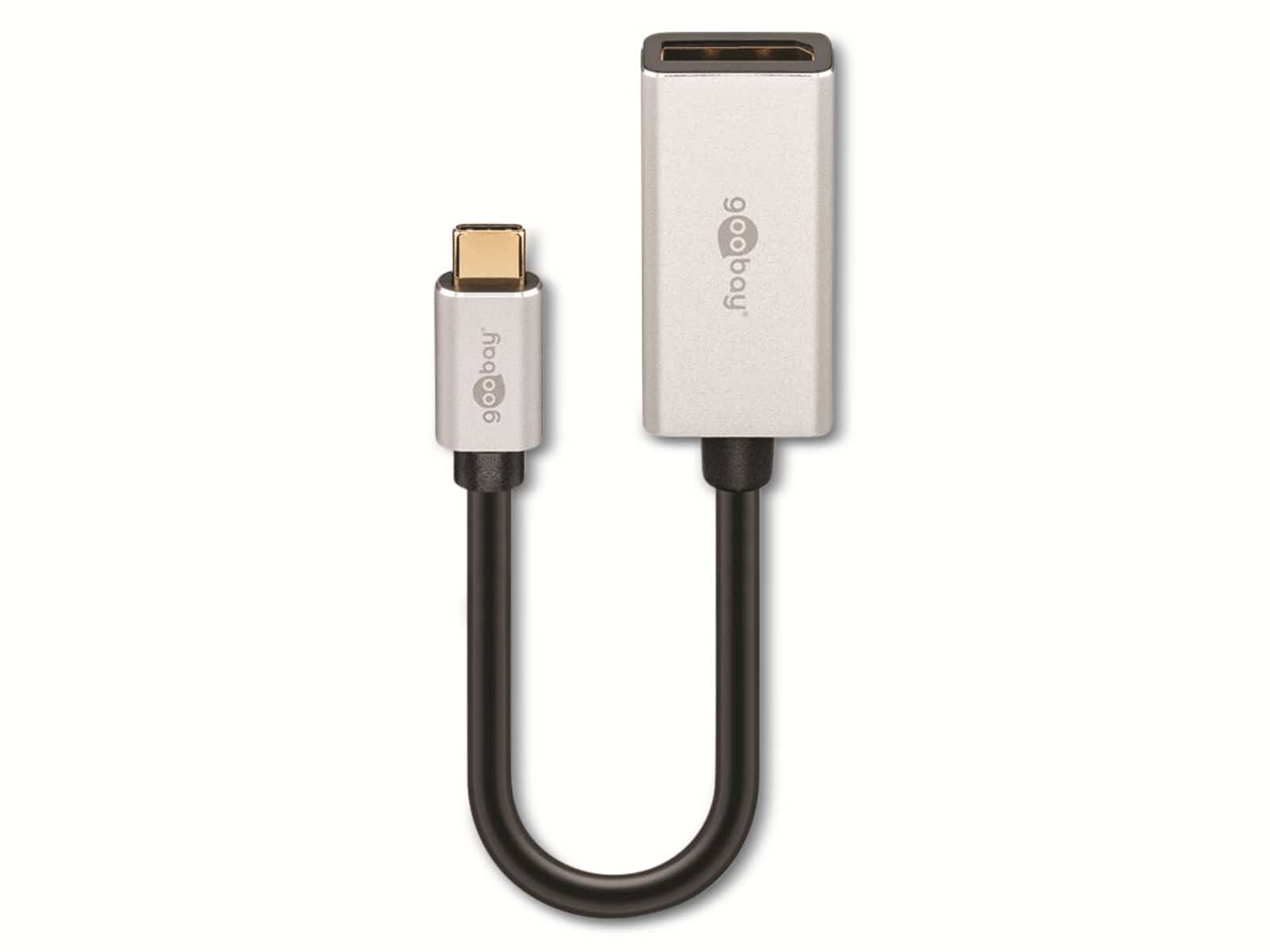 GOOBAY USB-Adapter, USB-C/DisplayPort, Stecker/Buchse, 0,15m