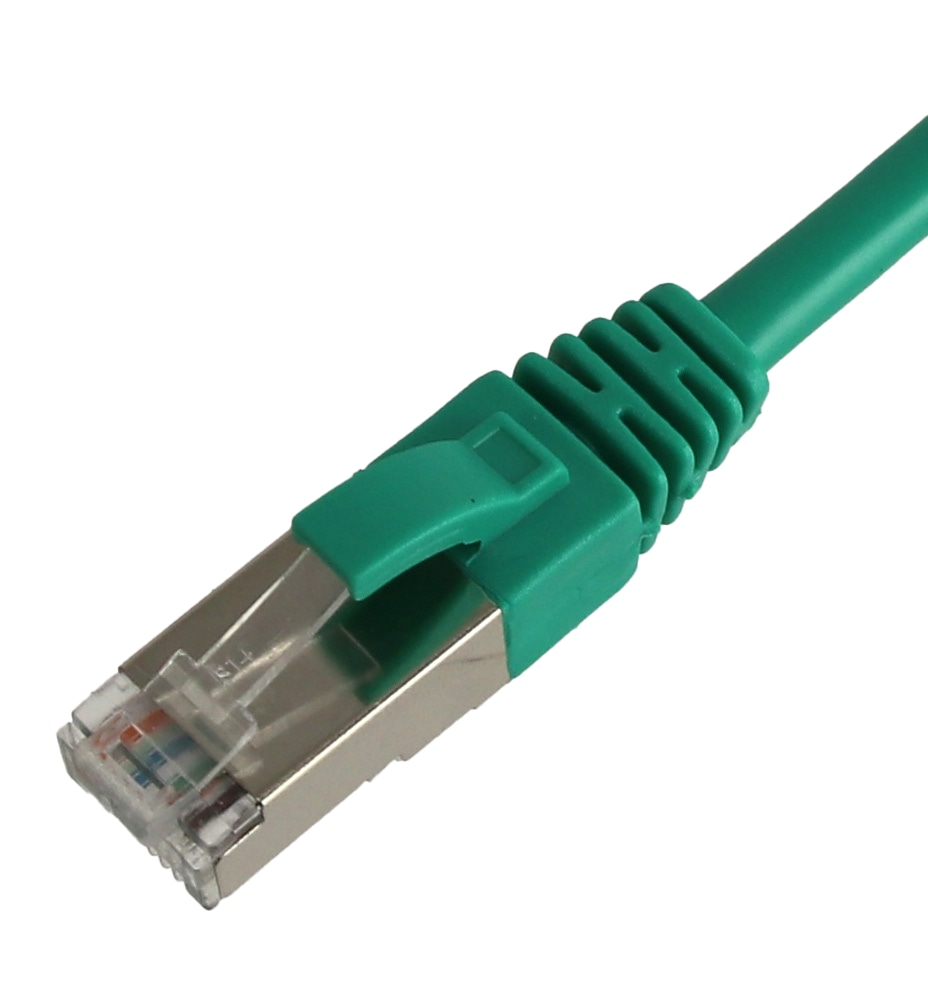CAT.5E Patchkabel, 2 m, grün, F/UTP CAT.5E Patchkabel, 2 m, grün, UTP