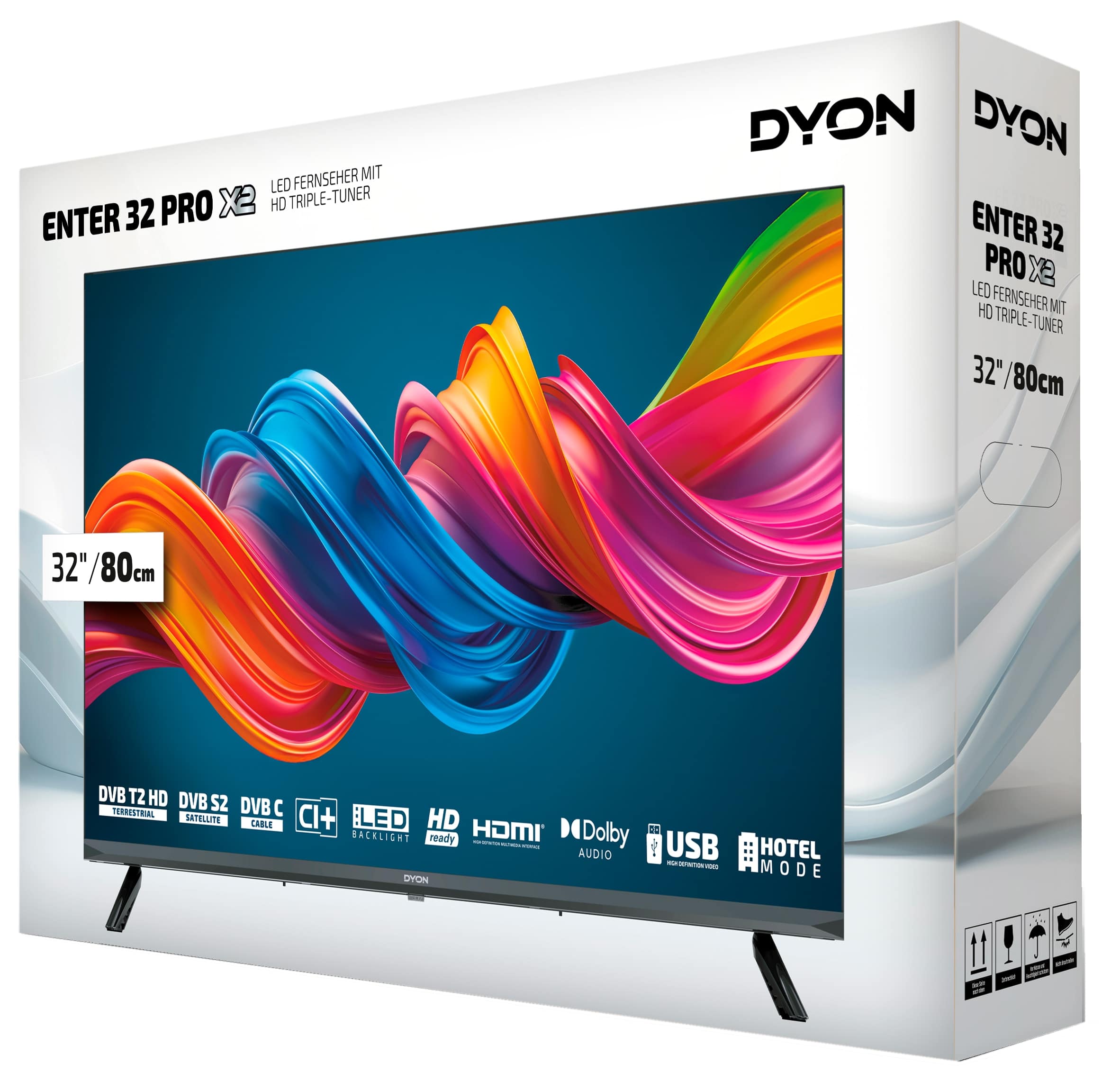 DYON LED-TV Enter Pro X2, 80 cm (32"), EEK F, HD