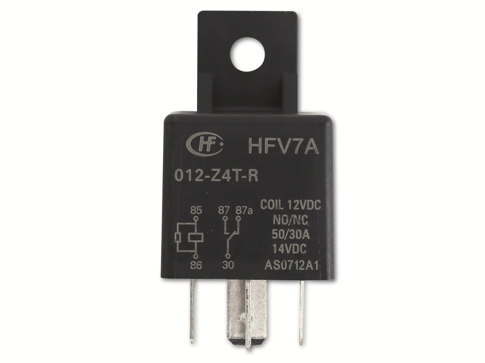 KFZ-Relais HFV7A012-Z4T-R, 12 V/50(30) A