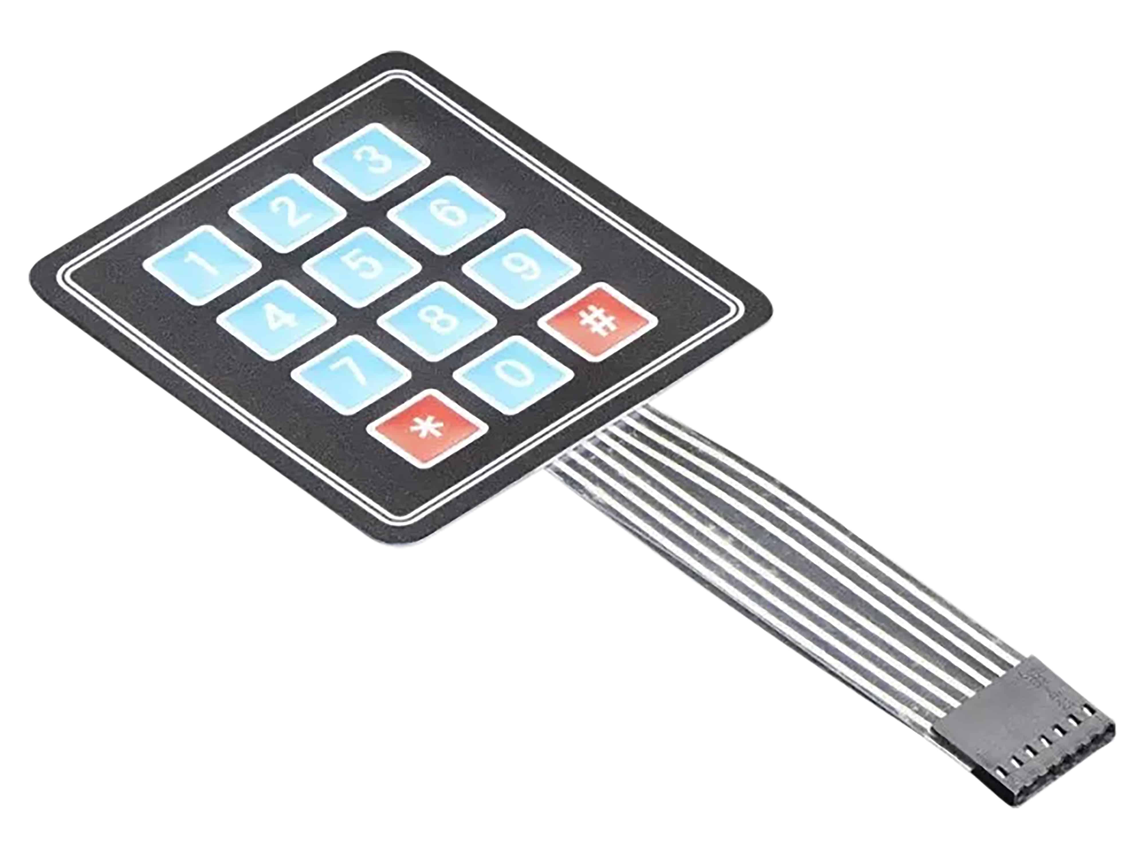 KUBII Membran-Tastenfeld 3x4 KUBII Membran-Tastenfeld 3x4