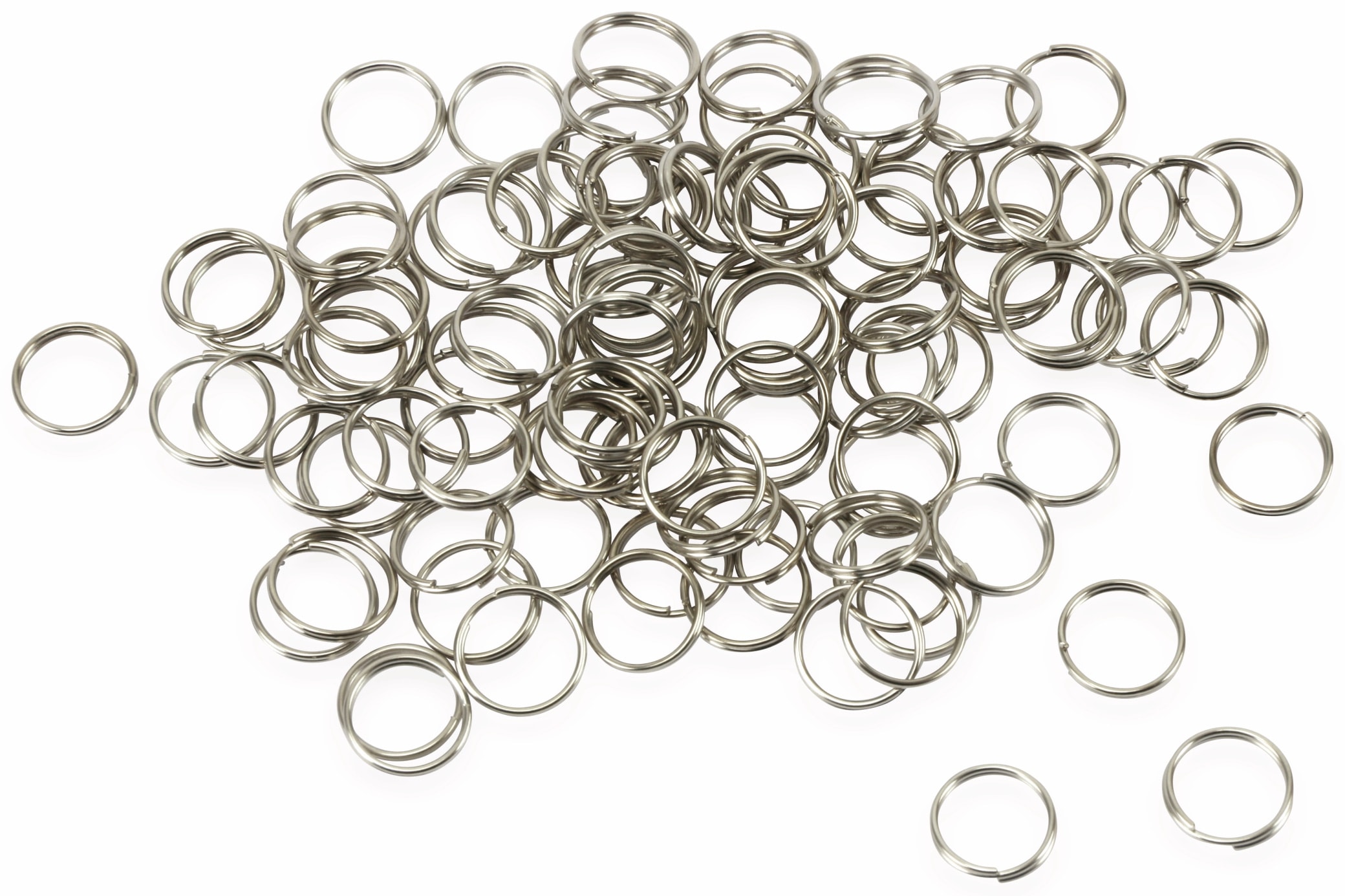 Schlüsselringe, 10 mm, 100 Stück