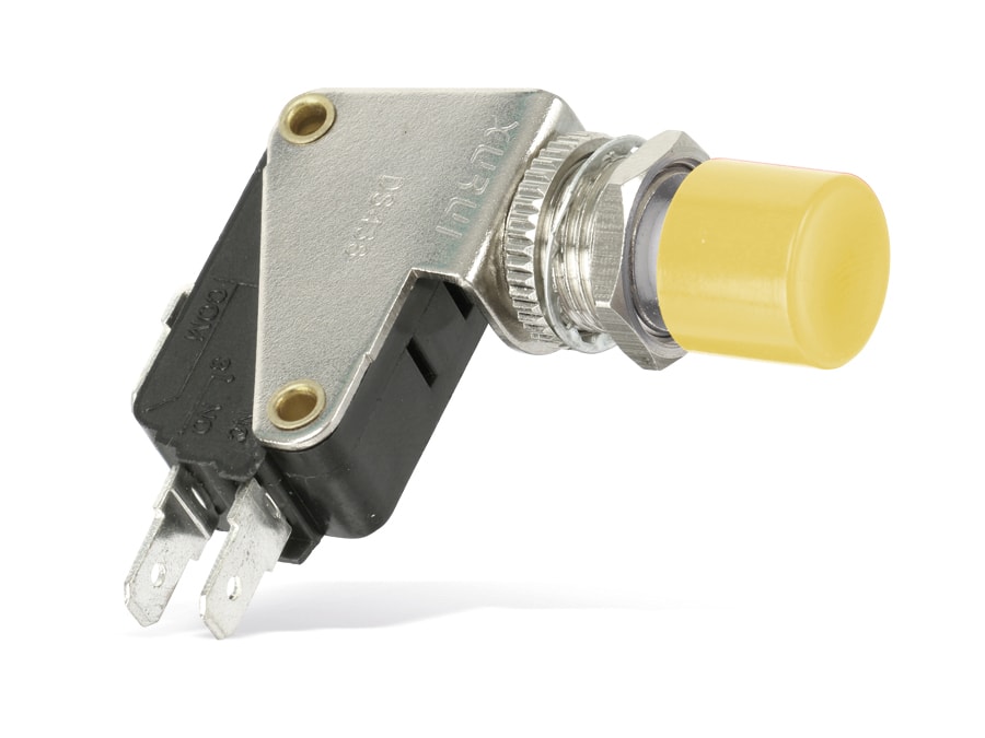 Einbau-Drucktaster DS438, 7,5 A/250 V~, gelb