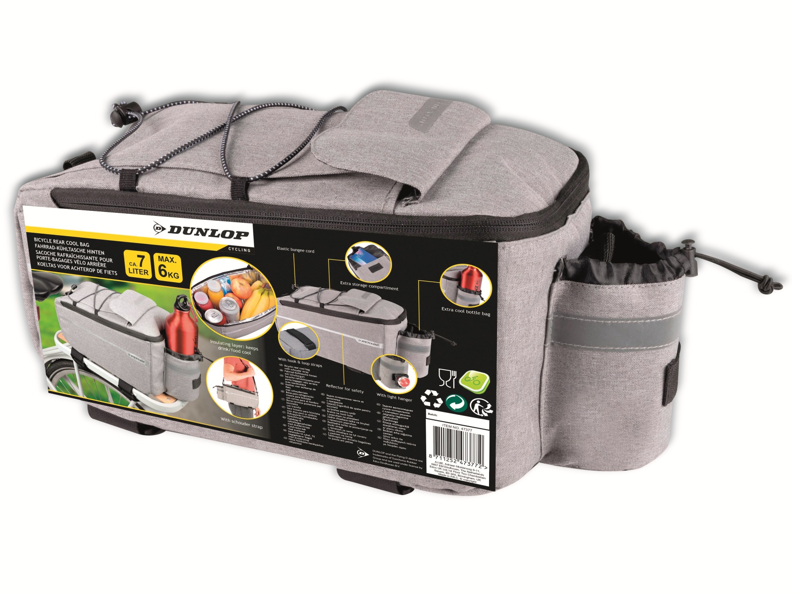 DUNLOP Gepäckträgertasche DUNLOP Gepäckträgertasche