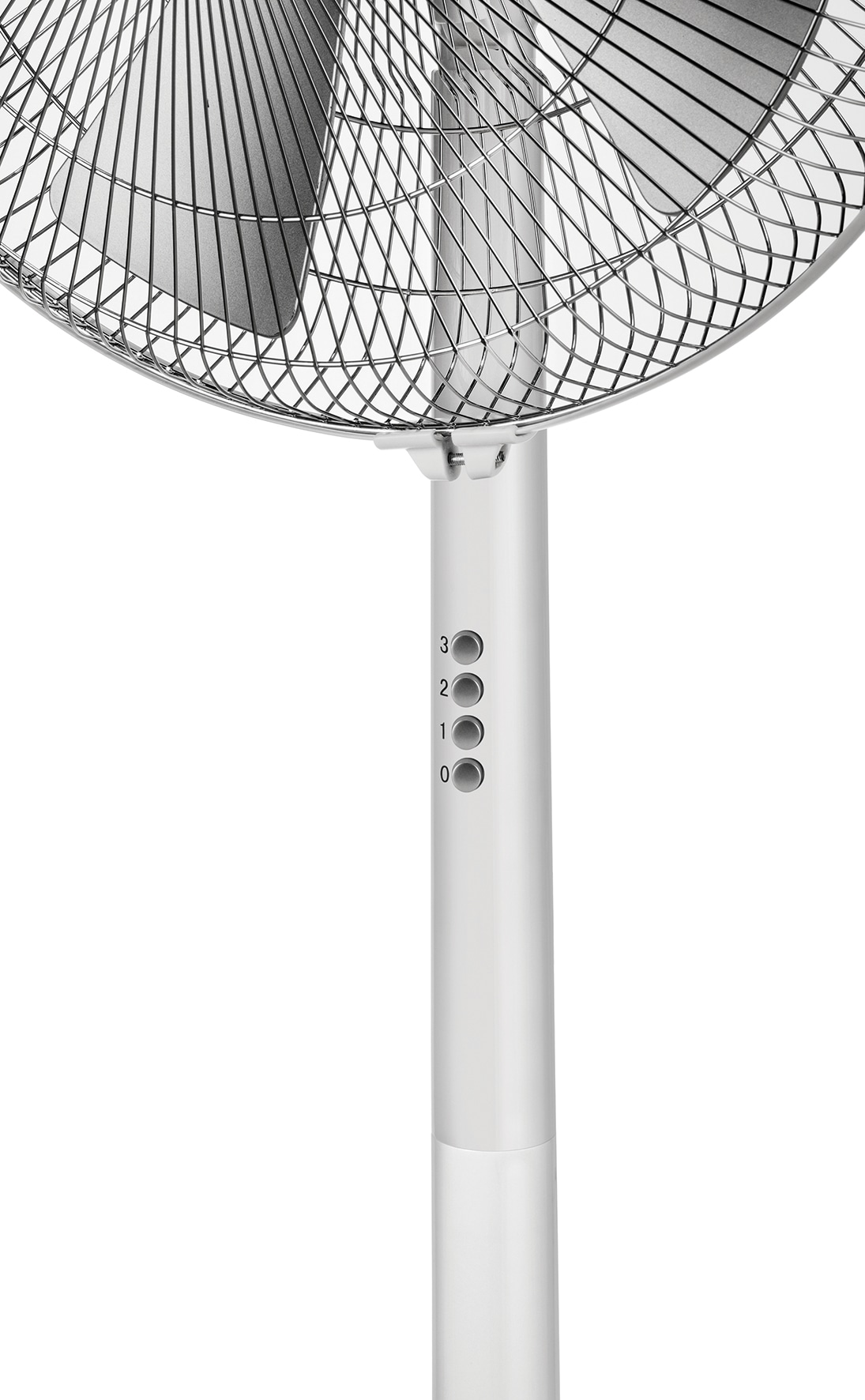 UNOLD Standventilator 86820, Silverline, 50 W, weiß/silber UNOLD Standventilator 86820, Silverline, 50 W, weiß/silber