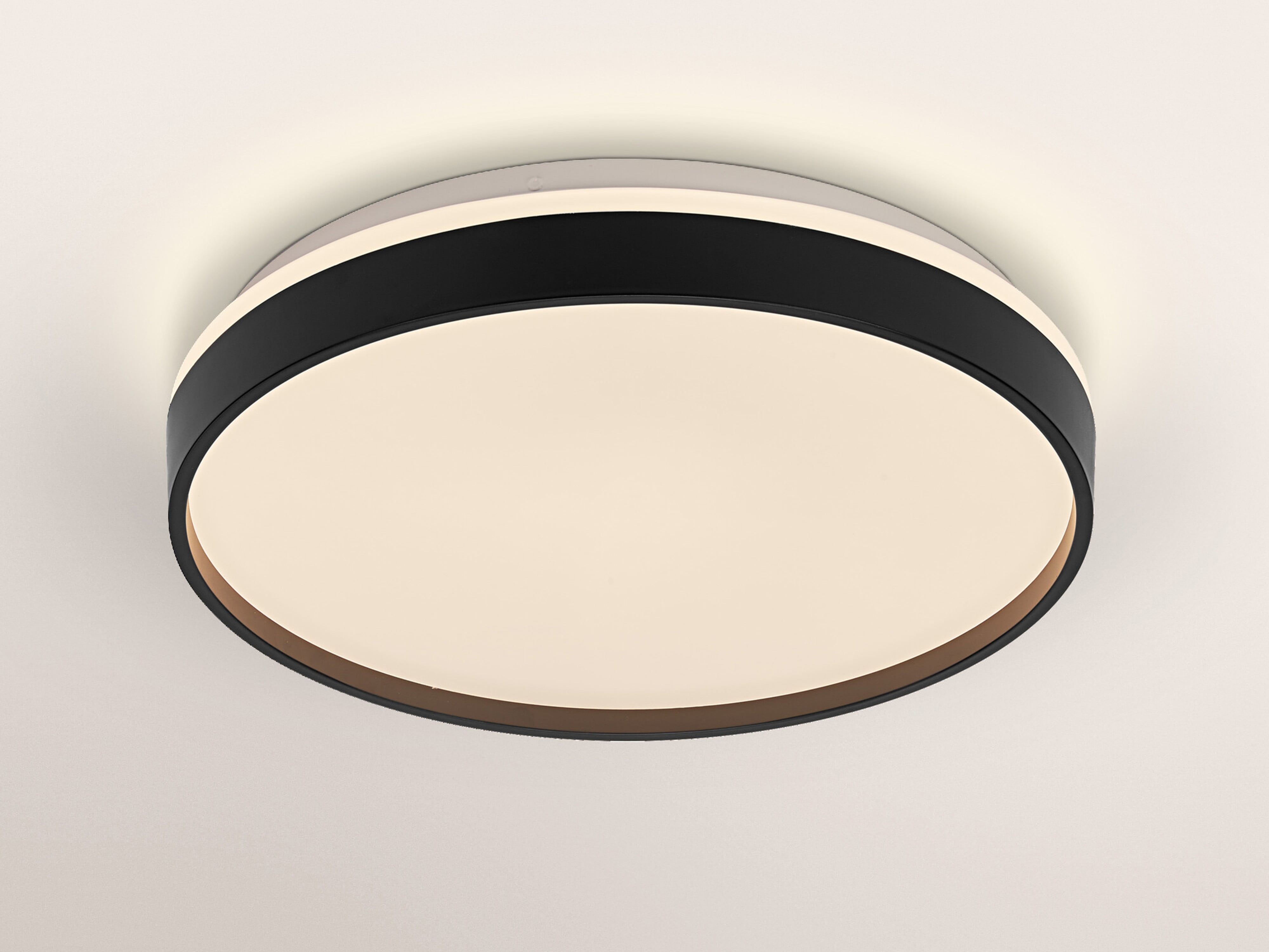 OSRAM LED-Deckenleuchte, 24W, 3000K, 1450lm, warmweiß, IP20, schwarz, Ø38,5cm OSRAM LED-Deckenleuchte, 24W, 3000K, 1450lm, warmweiß, IP20, schwarz, Ø38,5cm
