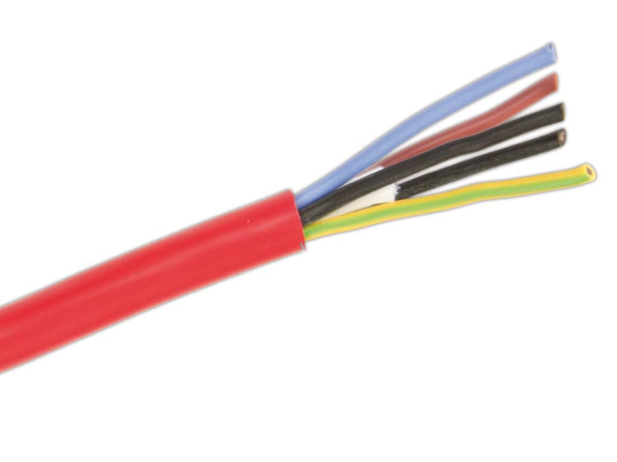 RAUTRONIC Silikon-Leitung SIHF-J, 5x 1,5 mm², 10 m