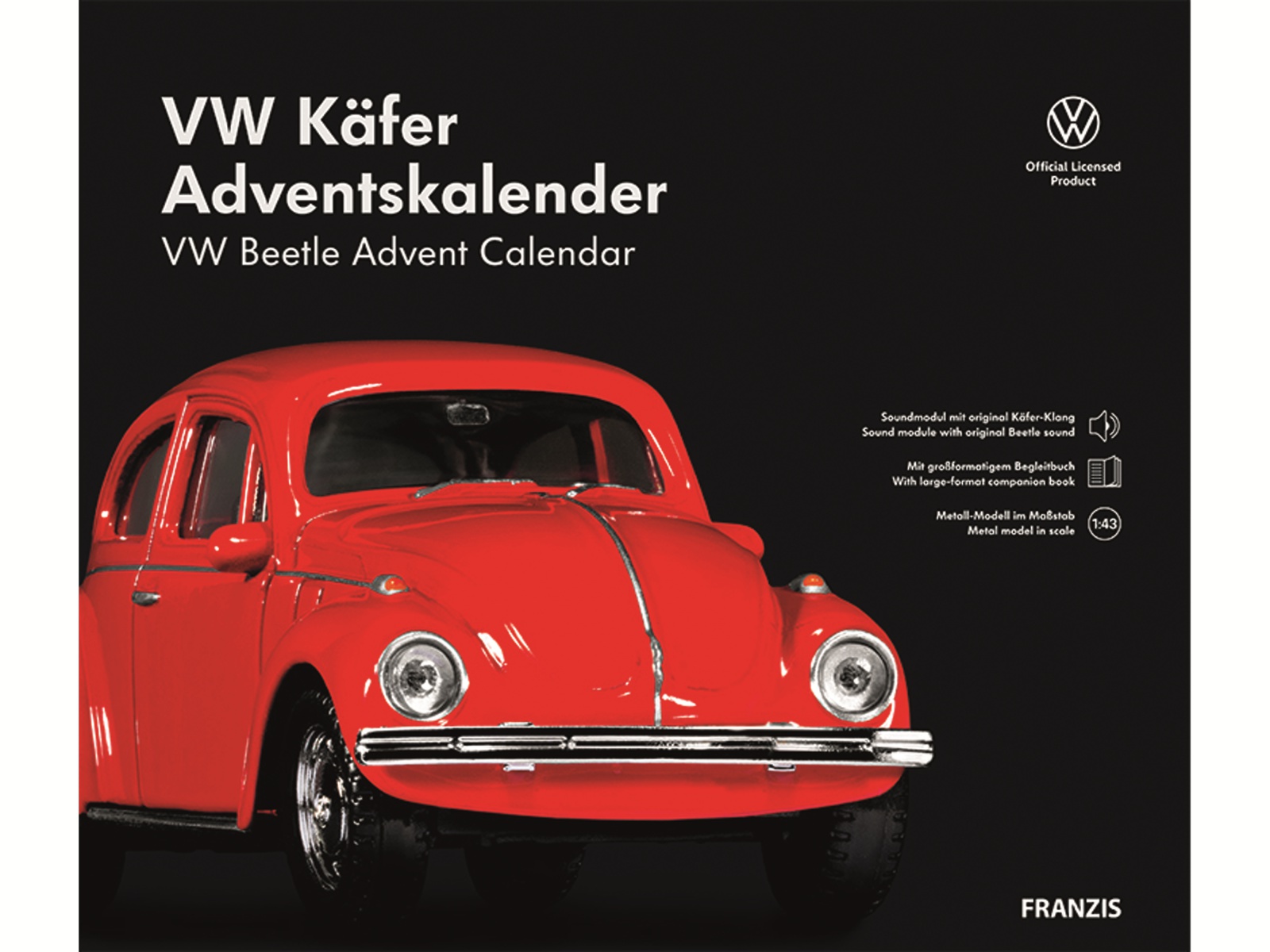 FRANZIS Adventskalender, 55255, VW Käfer Adventskalender