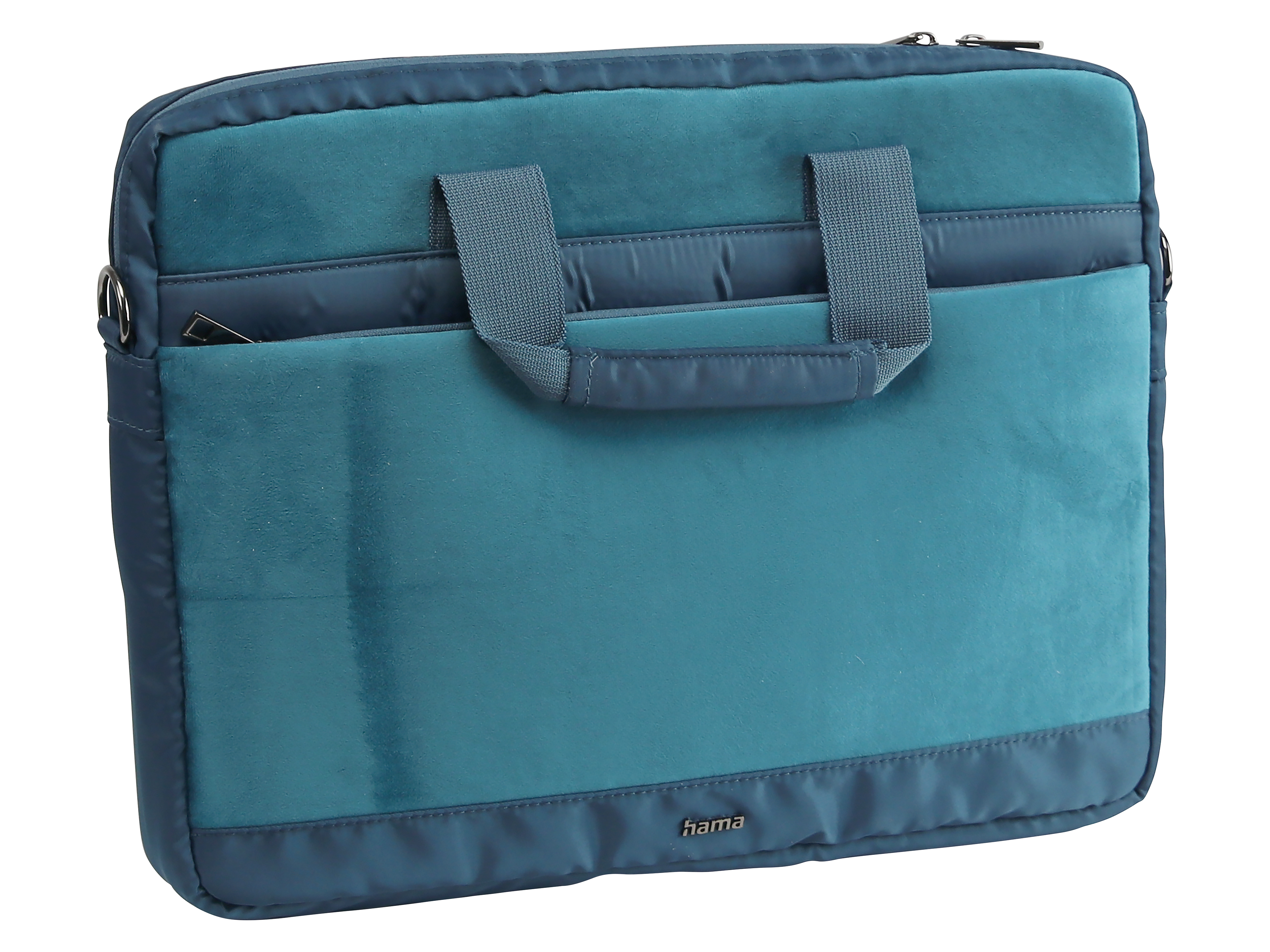 HAMA Laptoptasche Velvet 41,1 cm (16.2"), Toploader, Petrol