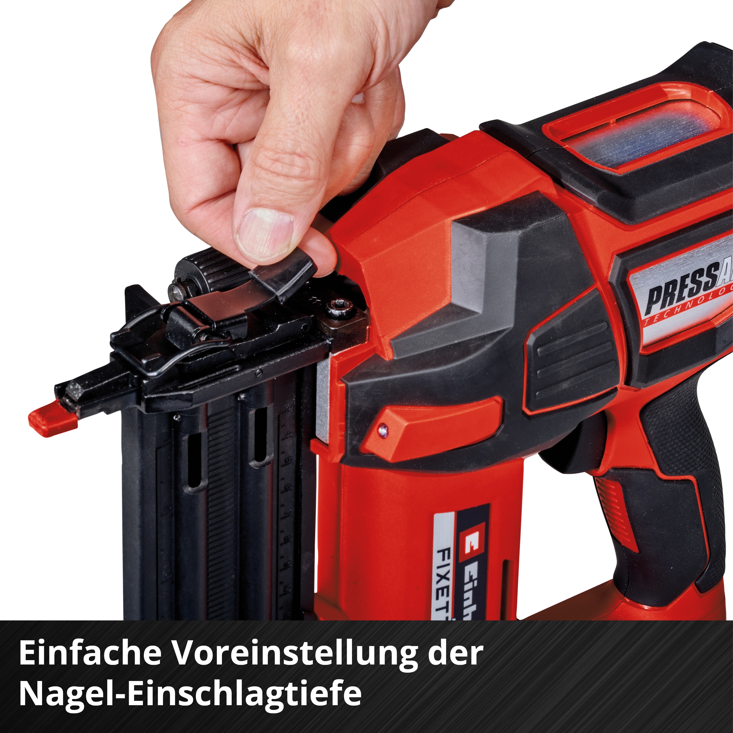 EINHELL PROFESSIONAL Akku-Nagler Fixetto 18/50 N, Solo + E-Box Koffer S-F