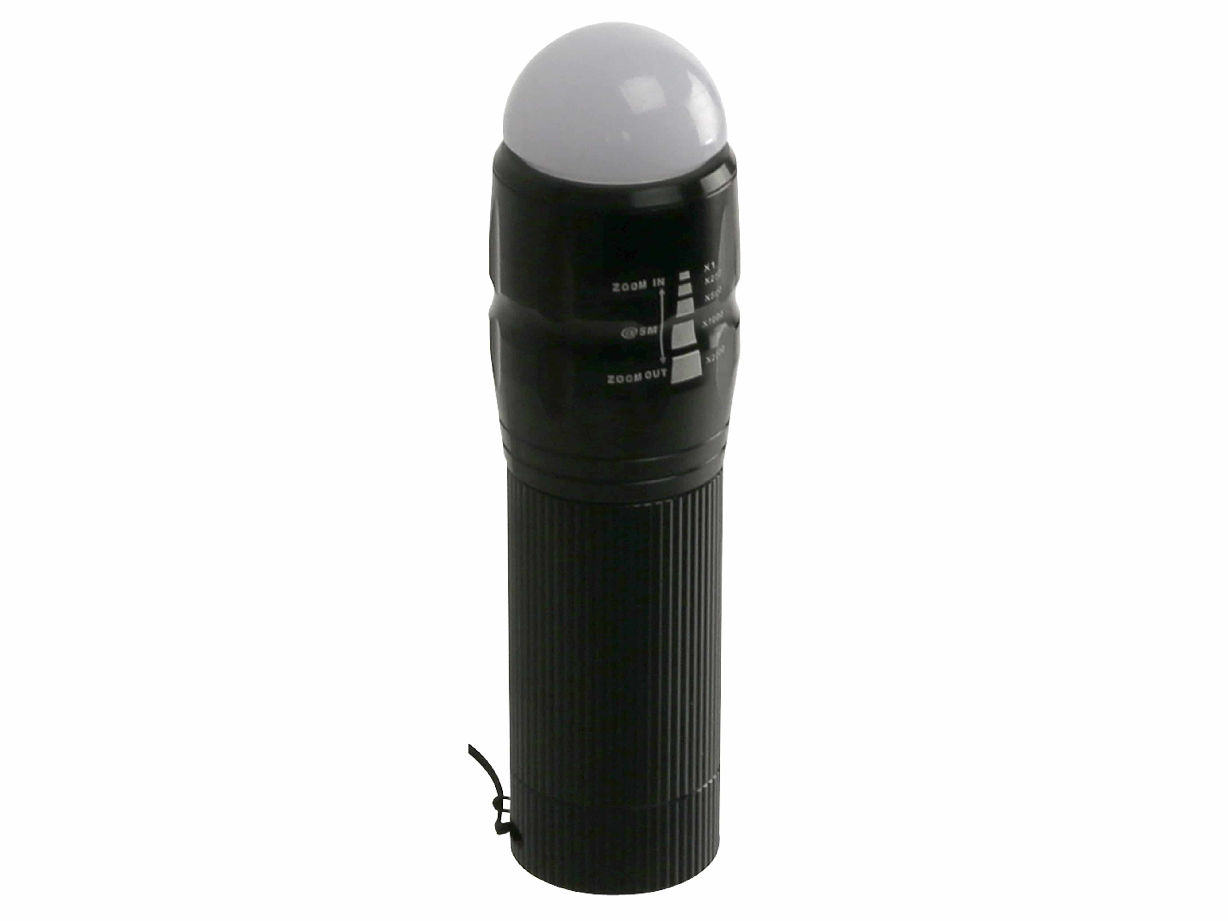 LED-Taschenlampe, WTE-490M-1, Alu, 400 lm, schwarz LED-Taschenlampe, WTE-490M-1, Alu, 400 lm, schwarz