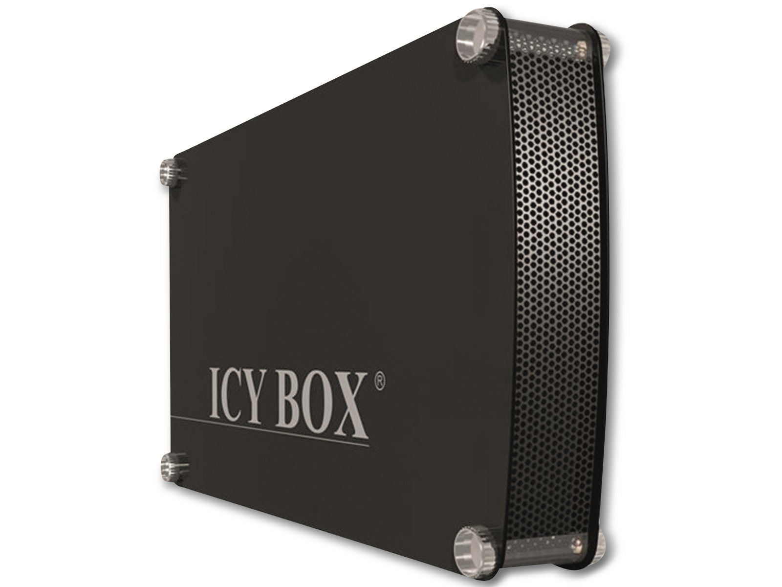 ICY BOX Festplattengehäuse IB-351StU3-B, 3,5" SATA zu USB 3.0, Aluminium