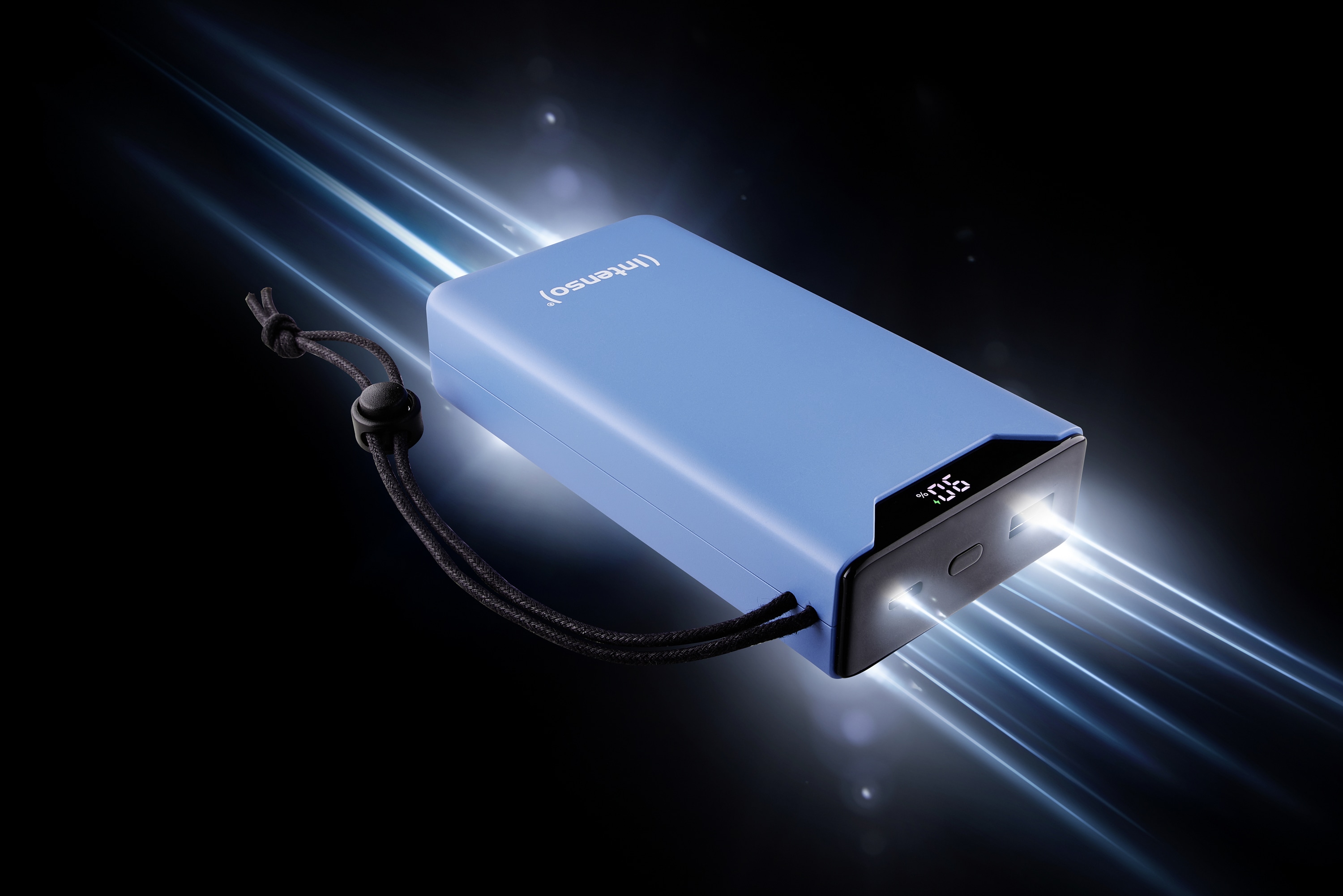 INTENSO USB Powerbank 7332055, F20000, 20.000mAh, 20 W, blau