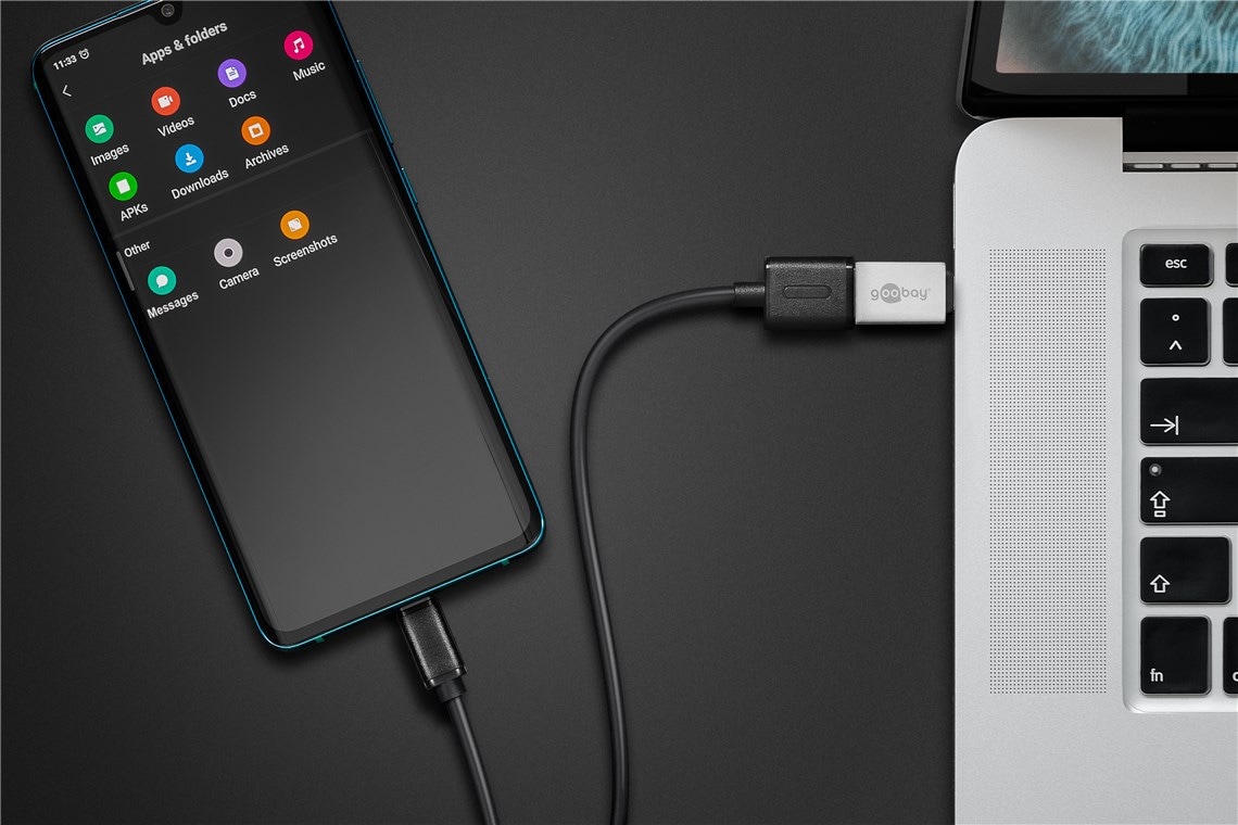 GOOBAY USB-C-Adapter 56620 OTG silber