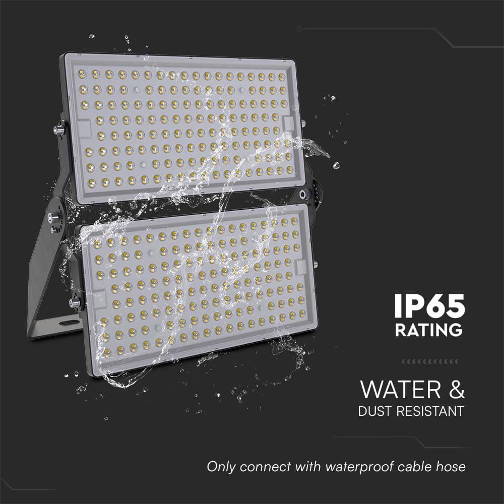 V-TAC LED-Fluter, VT-48500, EEK: D, 500W, 67500 lm, 4000 K, IP65, neutralweiß V-TAC LED-Fluter, VT-48500, EEK: D, 500W, 67500 lm, 4000 K, IP65, neutralweiß