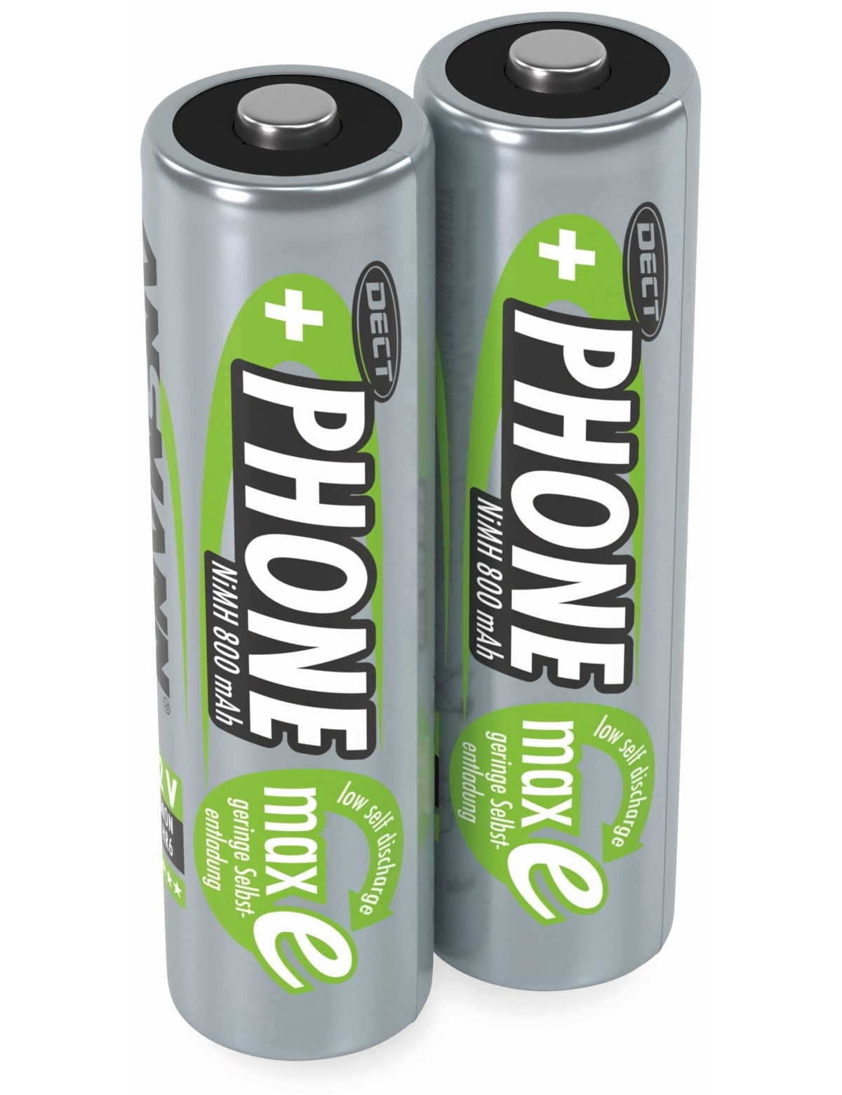 ANSMANN NiMH-Mignon-Akku Phone maxE, 800 mAh, 2 Stück ANSMANN NiMH-Mignon-Akku Phone maxE, 800 mAh, 2 Stück