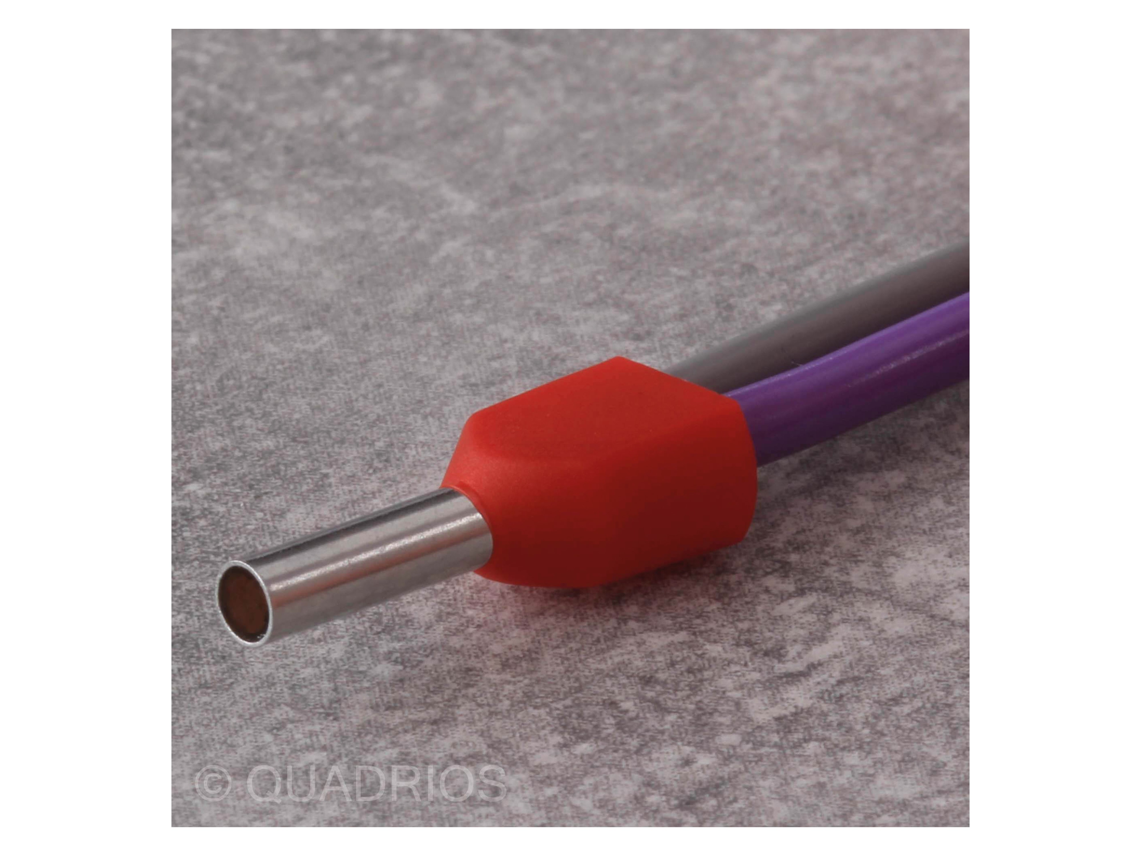 QUADRIOS Duo-Aderendhülsen-Set, 2010C390, 0,75-2,5 mm², Teilisoliert, 90 St.