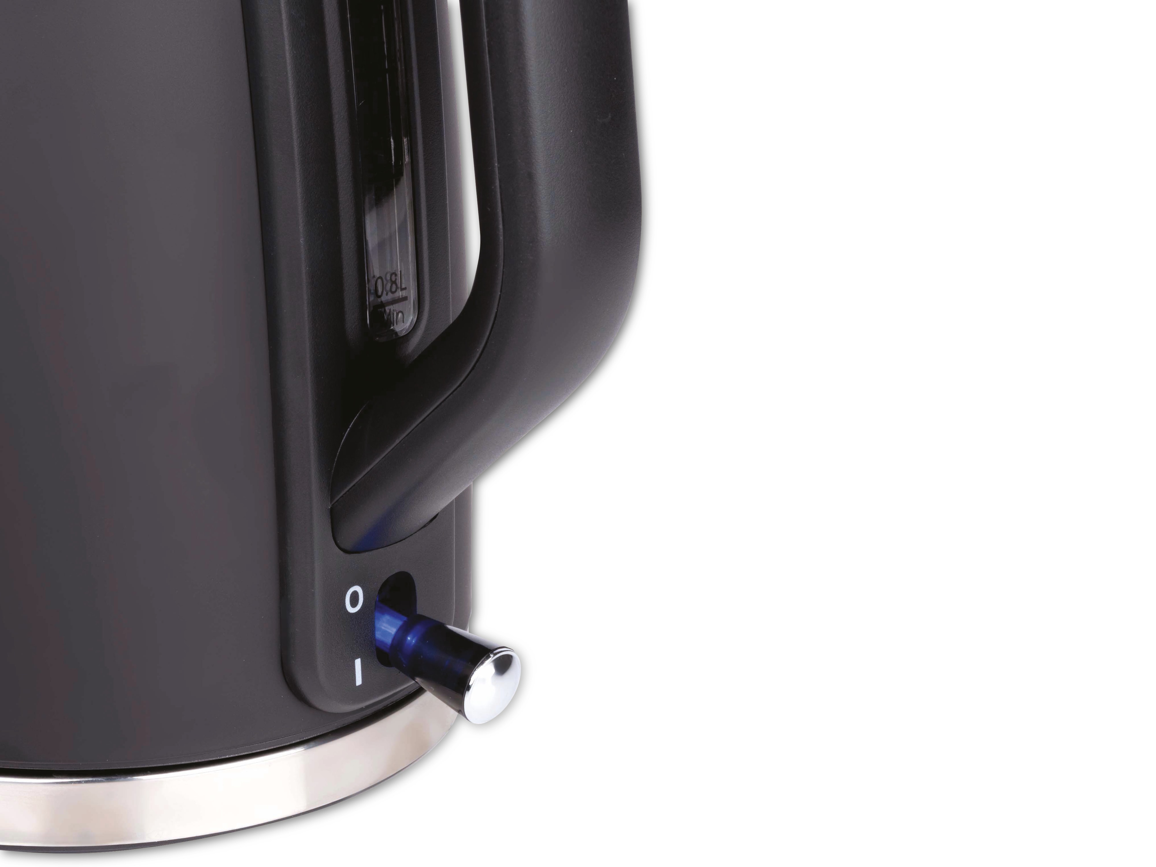 ALPINA Wasserkocher, 1,7 L, 1850...2200 W, schwarz