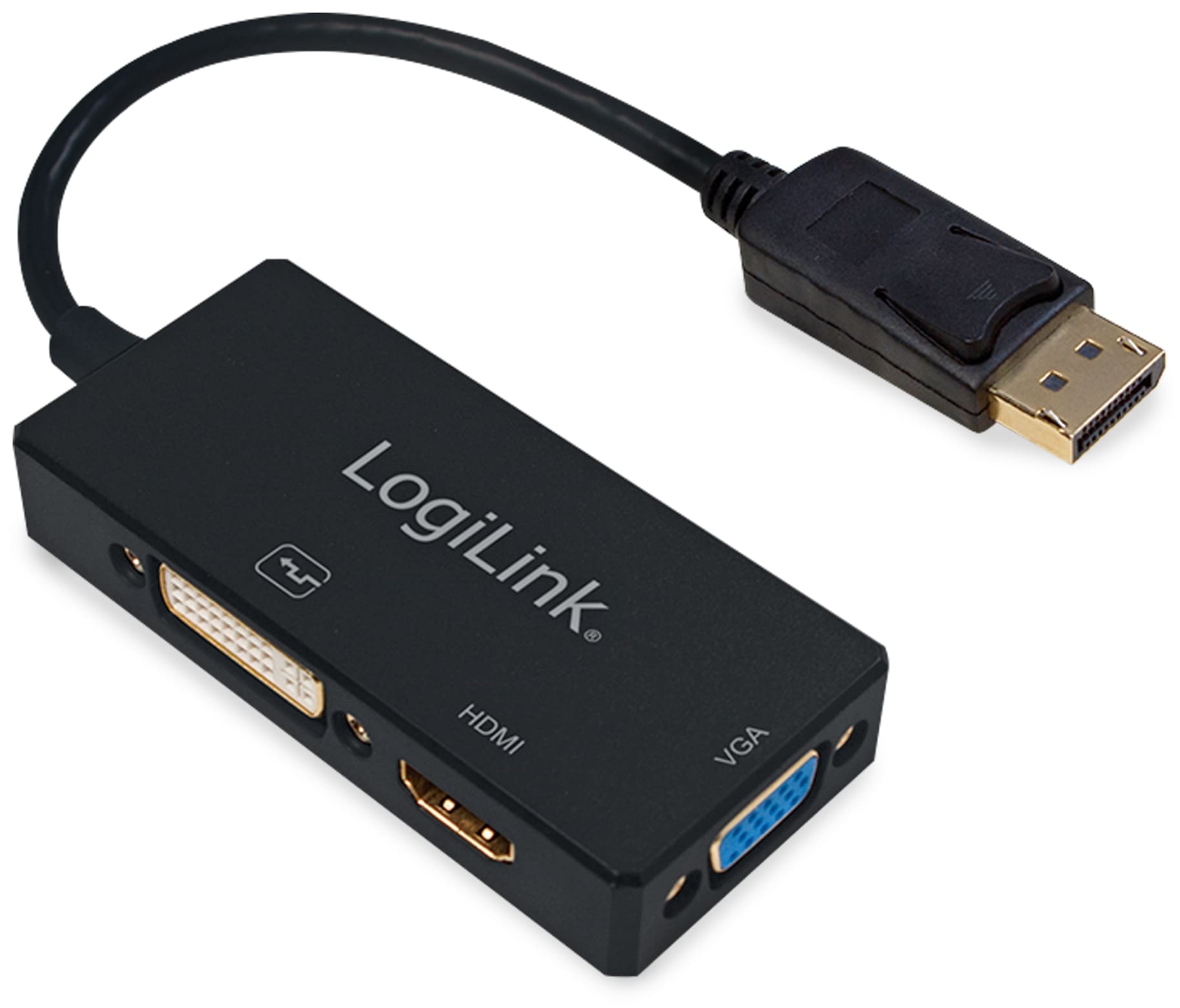LOGILINK DisplayPort-Adapter CV0109, DVI, HDMI, VGA LOGILINK DisplayPort-Adapter CV0109, DVI, HDMI, VGA