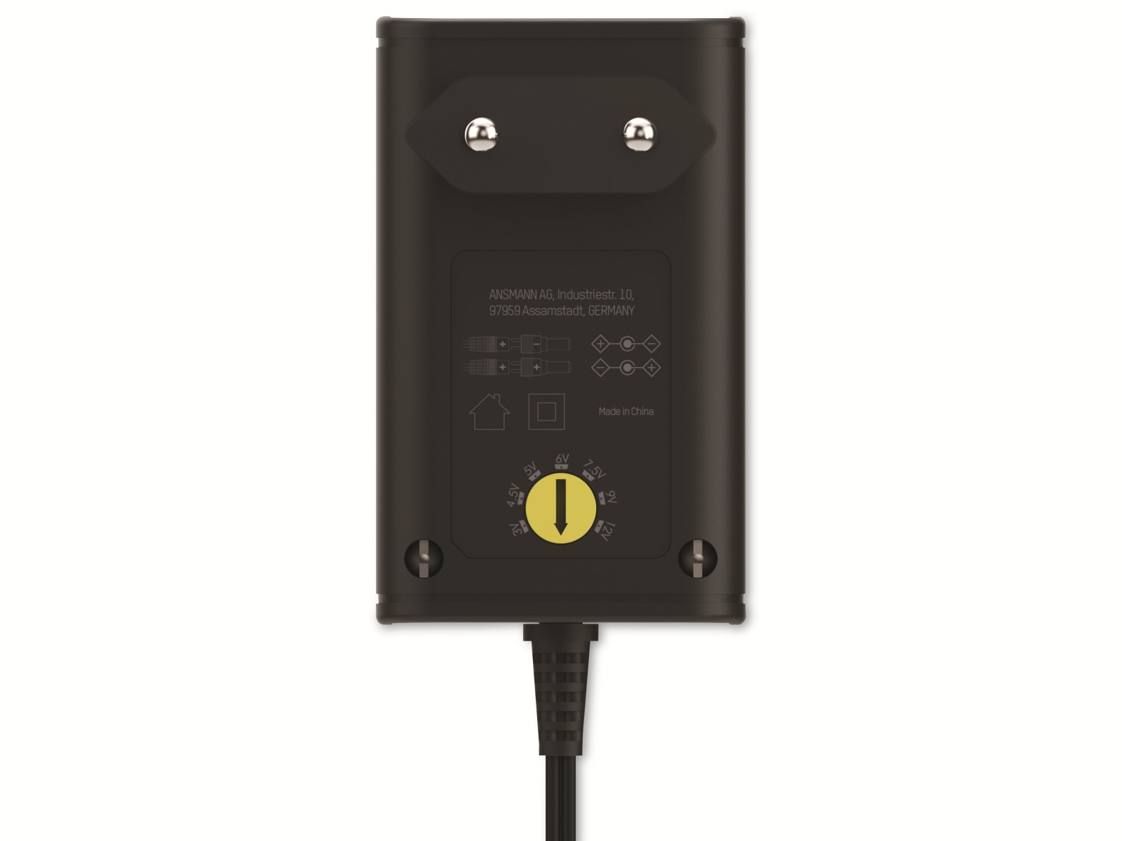 ANSMANN Universal-Netzteil APS 300, 3,6W, Ladestrom max. 0,6A, 3-12V-