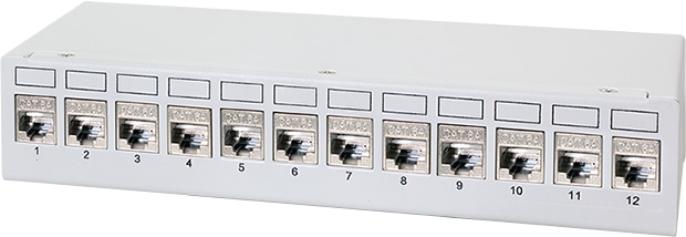 LOGILINK Patchpanel NK4093 12Port inkl. 12 CAT6A Modulen
