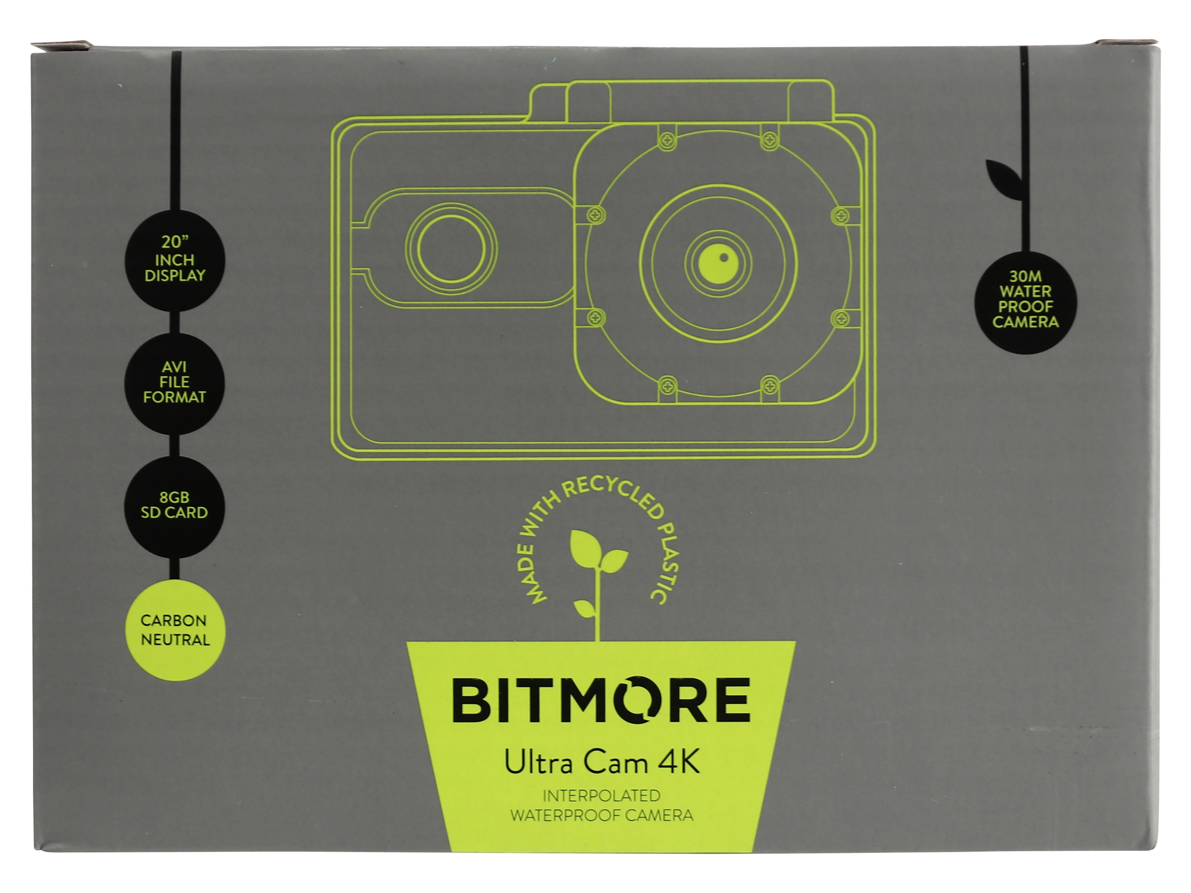 BITMORE Action-Kamera BM-4K03H, 4K, 8 GB BITMORE Action-Kamera BM-4K03H, 4K, 8 GB