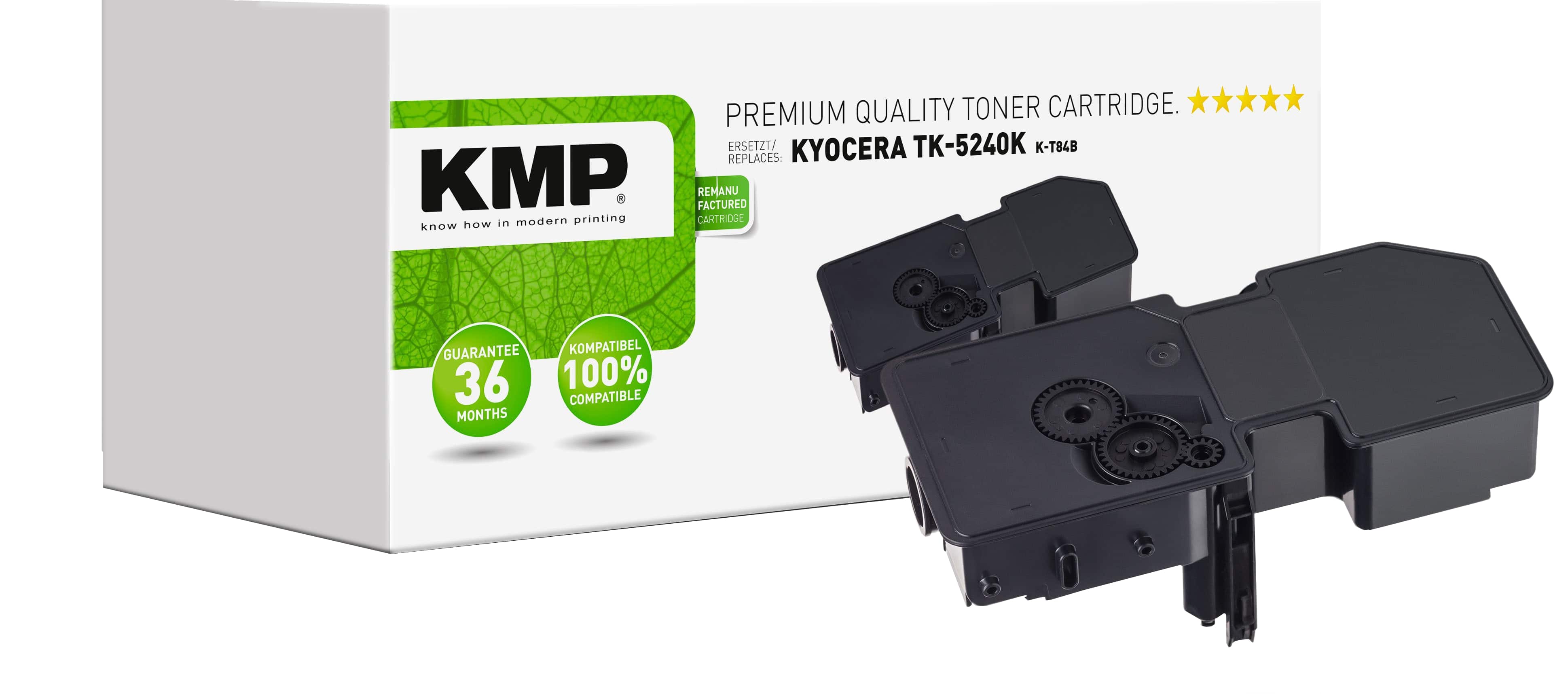 KMP Tonerkartusche K-T84B ersetzt Kyocera TK-5240K