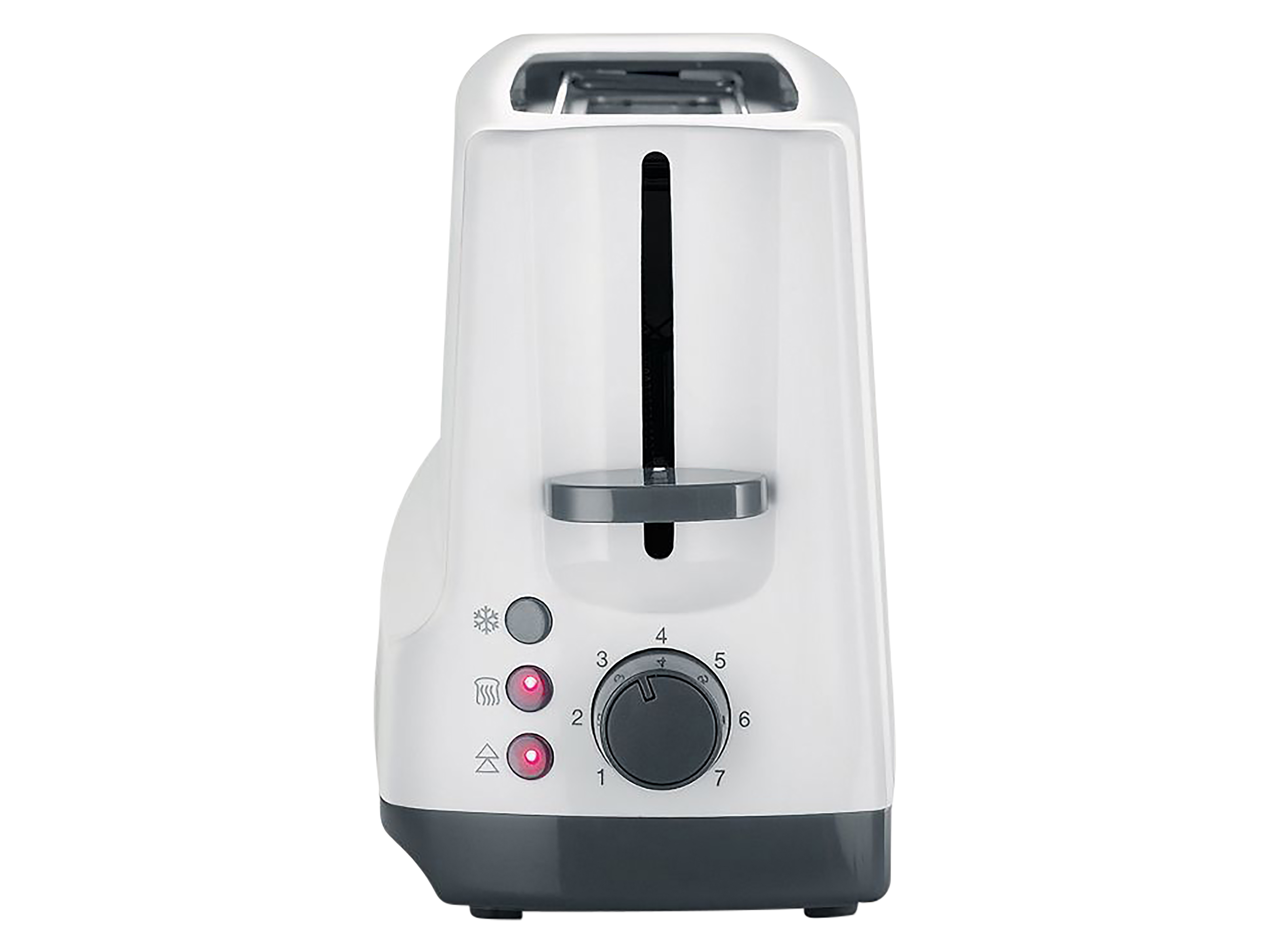 SEVERIN Langschlitztoaster AT 2232, 2 Scheiben, 800 W, Grau / Weiß SEVERIN Langschlitztoaster AT 2232, 2 Scheiben, 800 W, Grau / Weiß