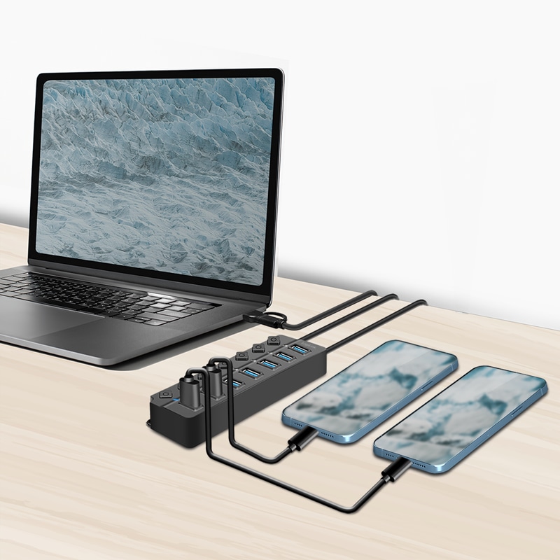 LOGILINK USB-C Hub UA0420 7 Port LOGILINK USB-C Hub UA0420 7 Port