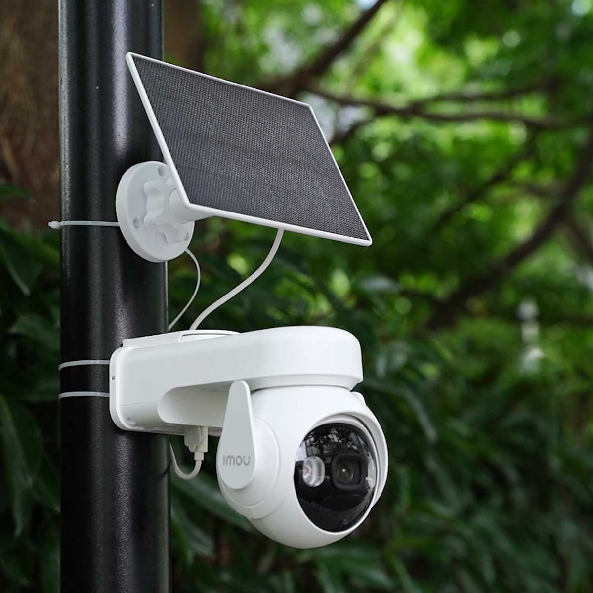 IMOU Überwachungskamera Cell PT Lite Kit, mit Solarpanel, außen, weiß