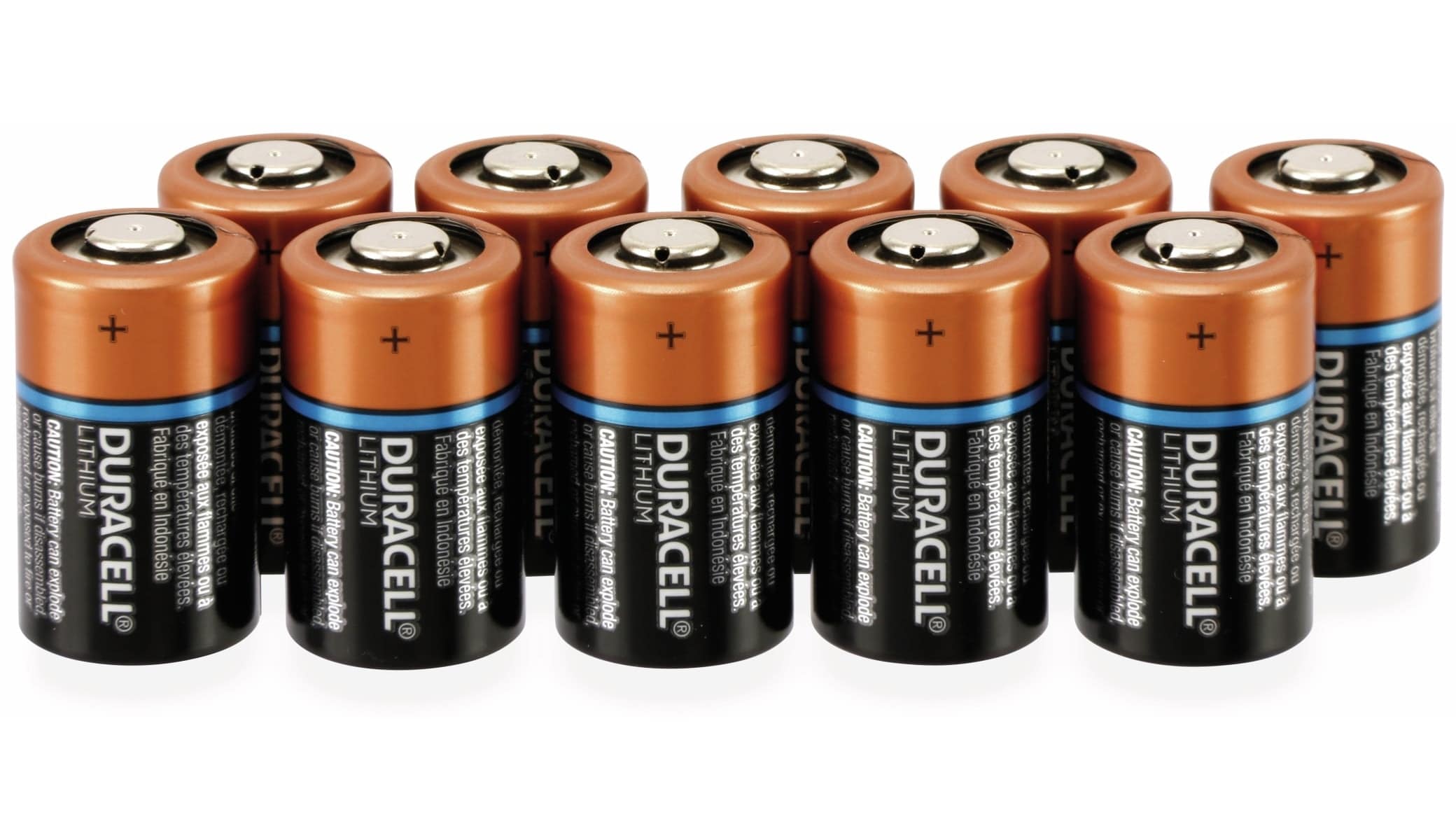 DURACELL Lithium-Fotobatterie, Lithium, CR2, 3V, 10 Stück