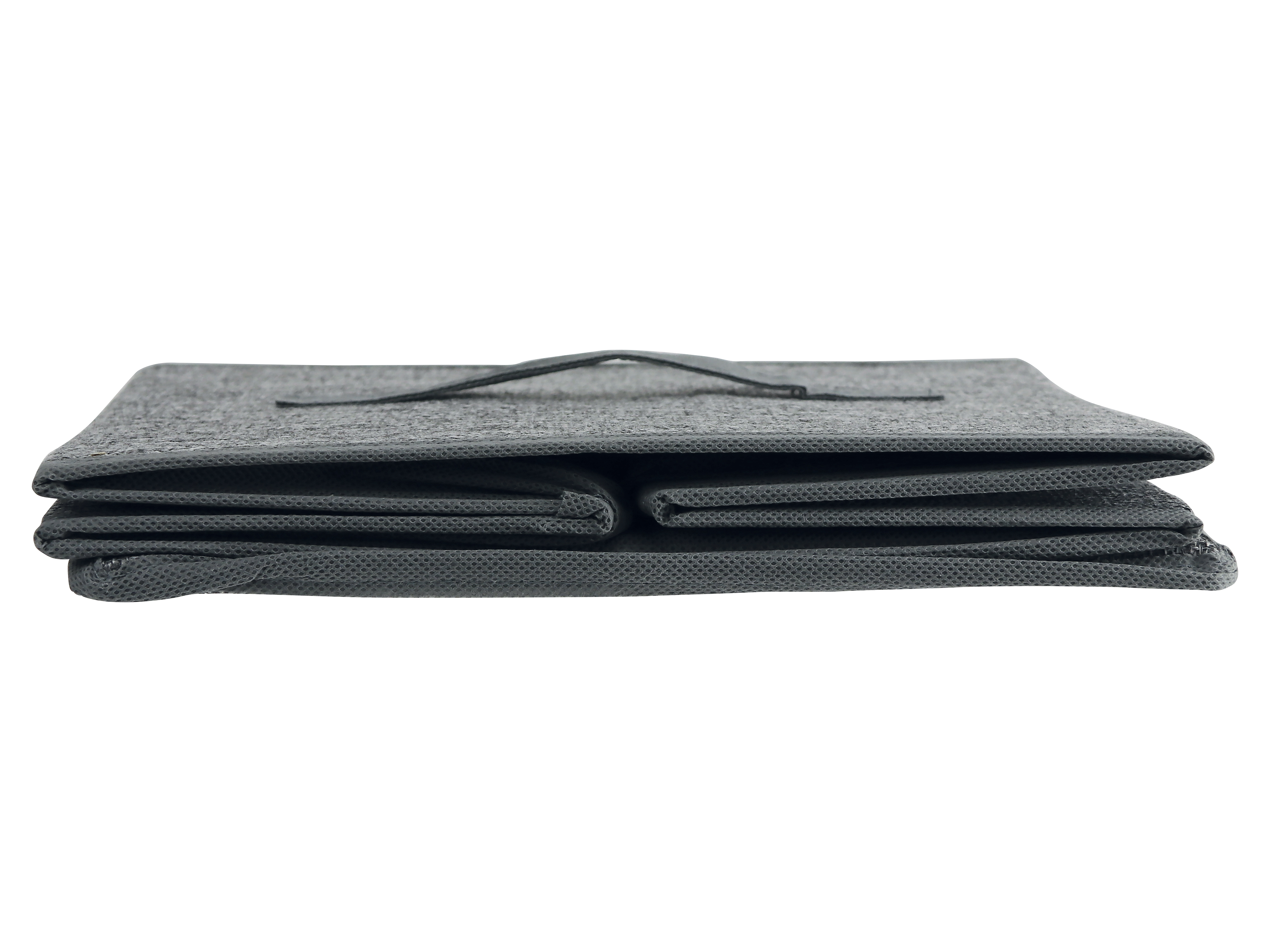ALPINA Filz-Aufbewahrungsbox, klappbar, 25x25x25 cm, 2 verschiedene Farben