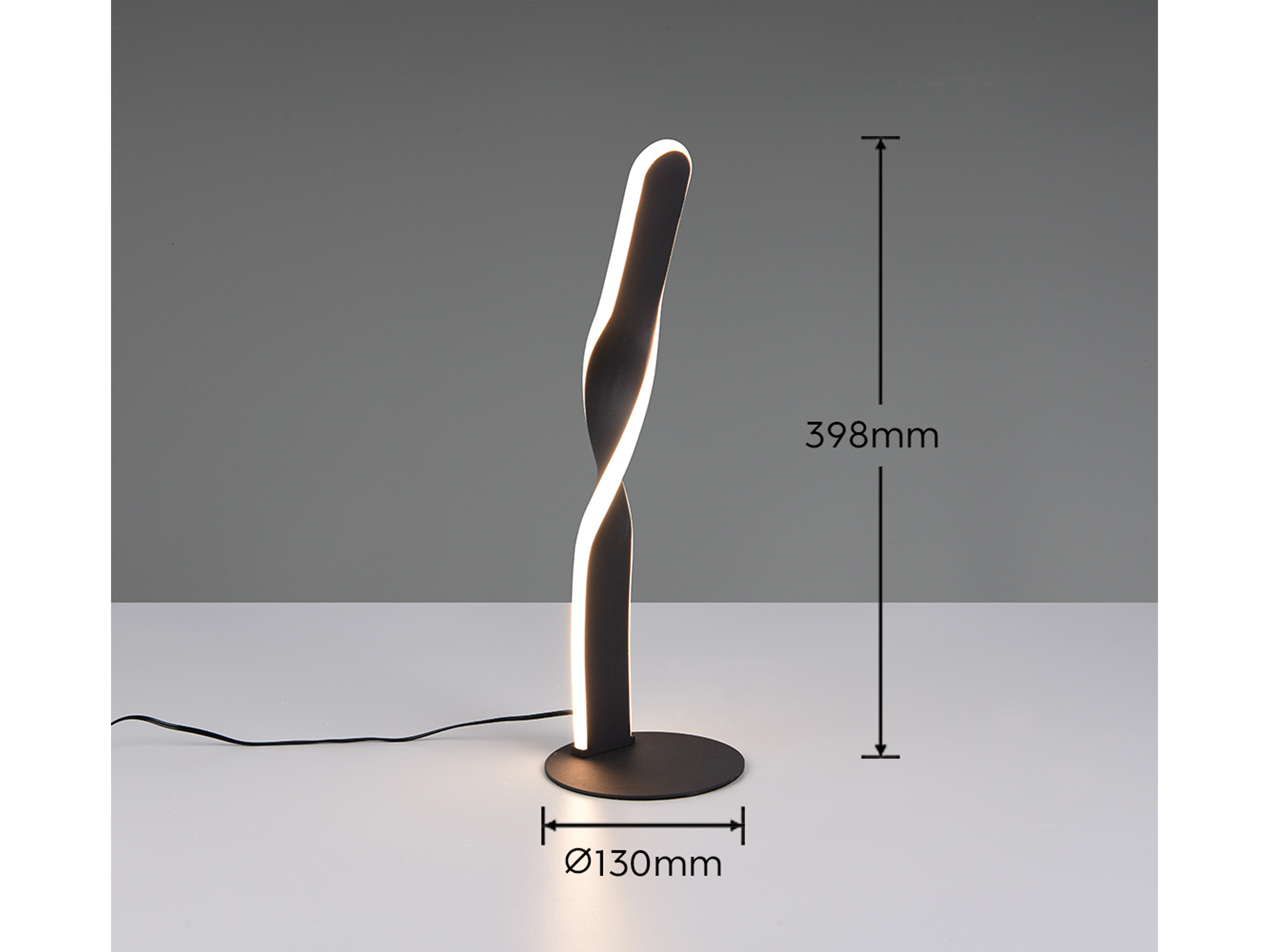 REALITY LED-Tischleuchte Ginko R55791132, 10W, 3000K, 1020lm, warmweiß, IP20, schwarz REALITY LED-Tischleuchte Ginko R55791132, 10W, 3000K, 1020lm, warmweiß, IP20, schwarz