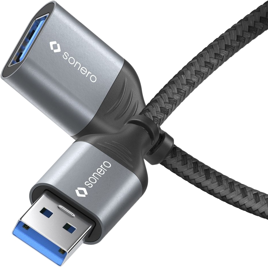 SONERO USB 3.0 Verlängerung SPC-U055-005 0,5m grau-schwarz