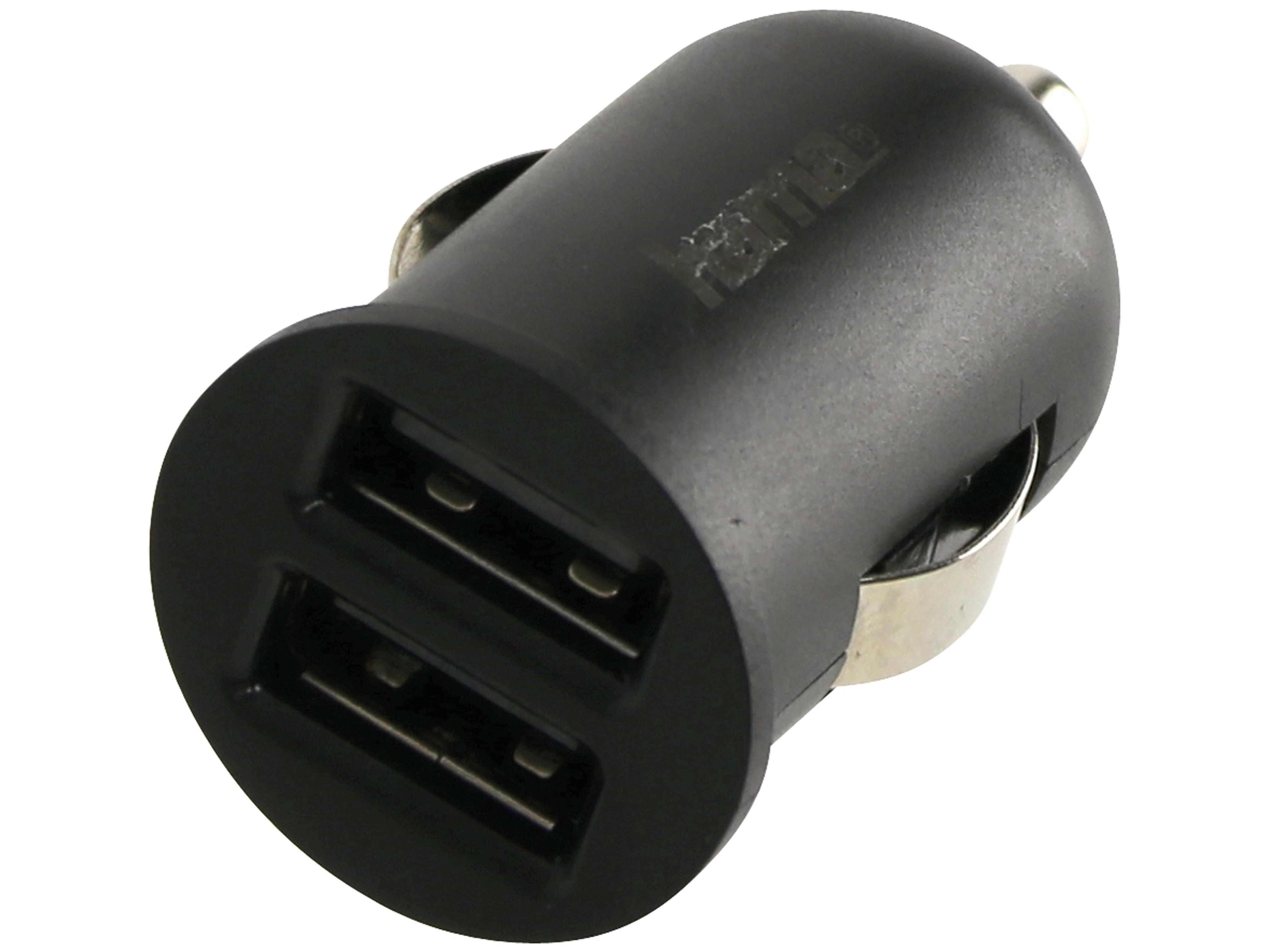 HAMA KFZ-Ladegerät, USB, 12 W, schwarz, 2-fach