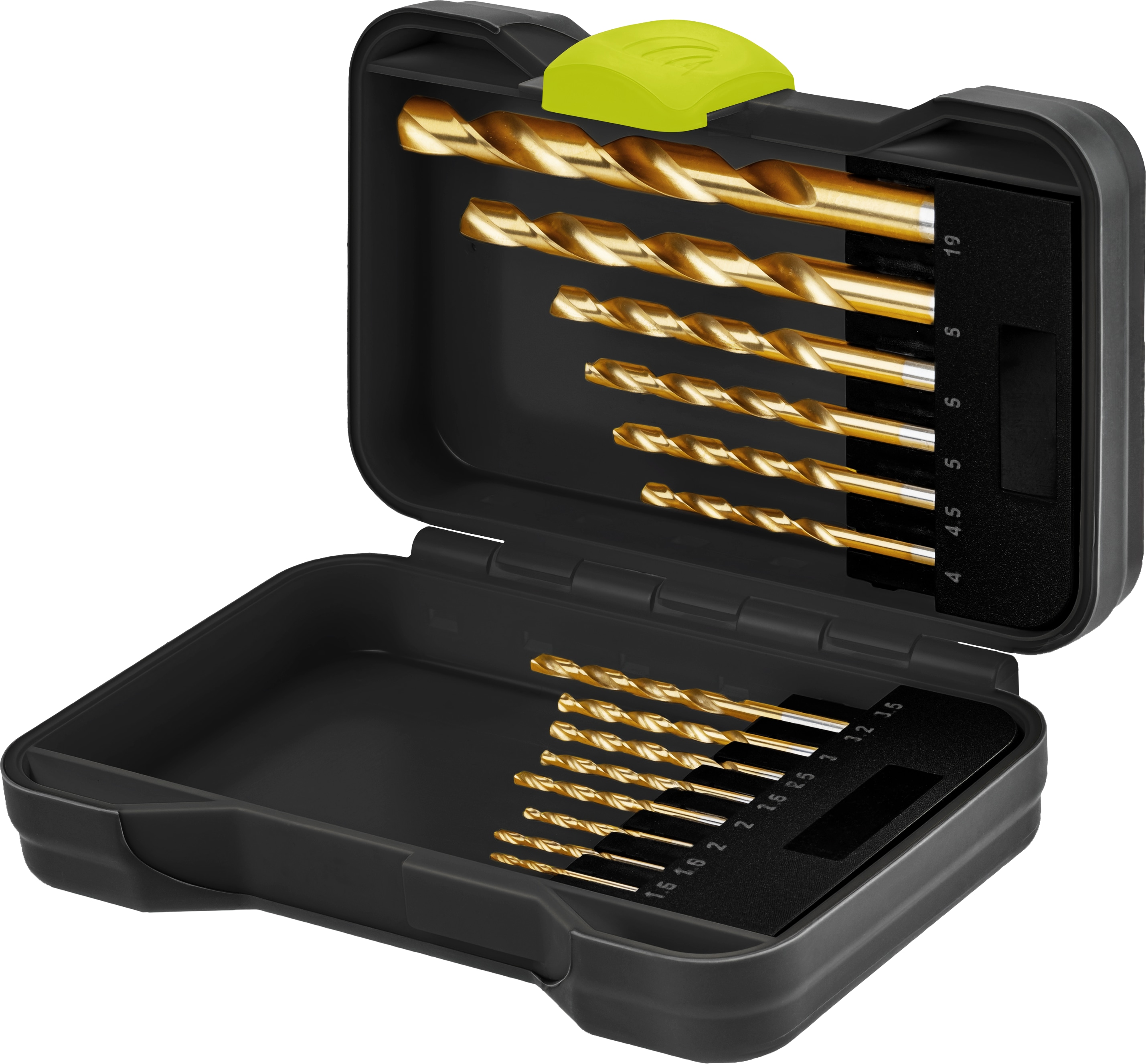 GOOBAY TOOLS HSS-Metallbohrer-Set, 77850, 1,5-10 mm, 15-teilig GOOBAY TOOLS HSS-Metallbohrer-Set, 77850, 1,5-10 mm, 15-teilig