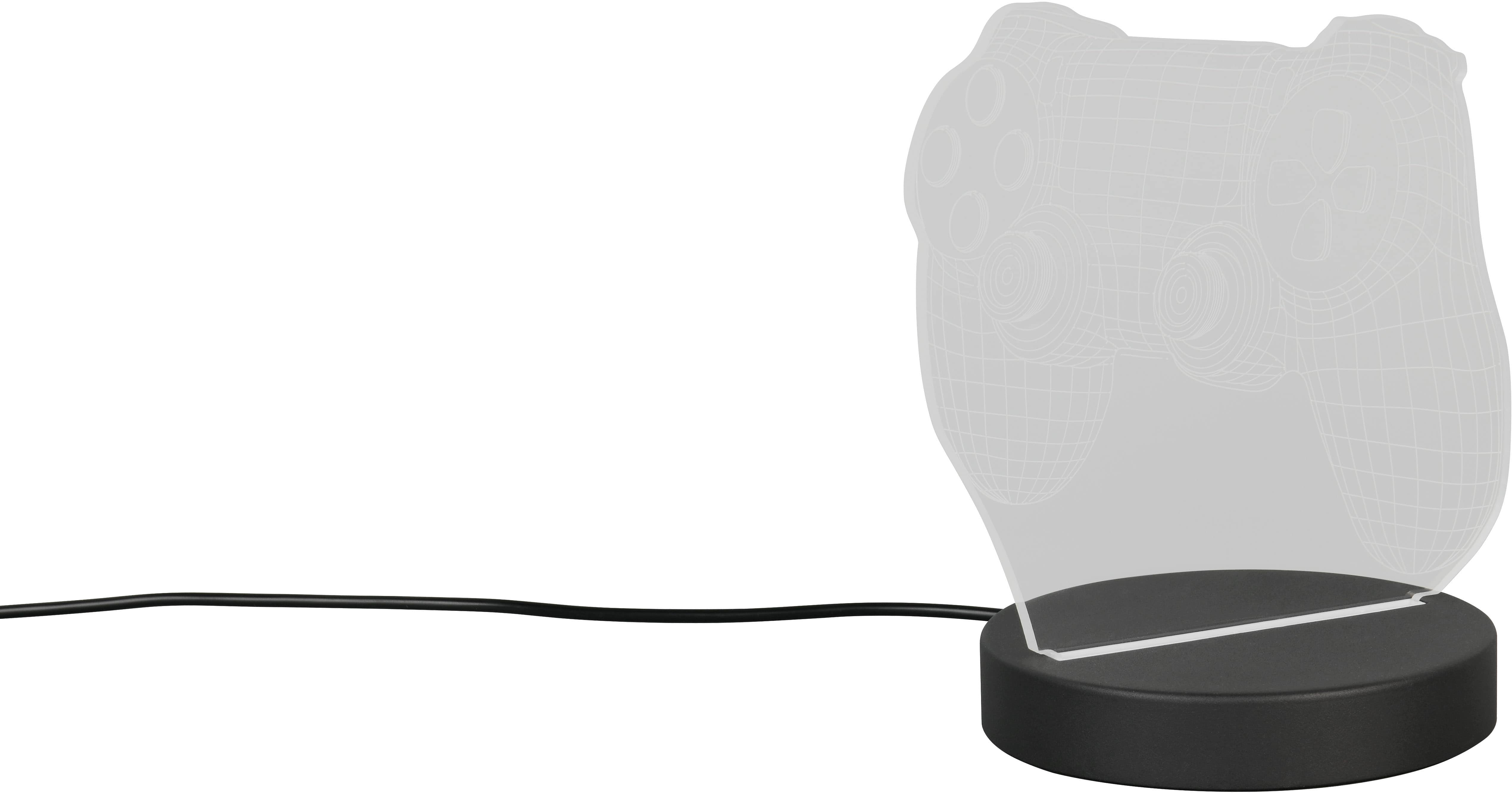 REALITY LED-Tischleuchte Joy, R53881102, 3,2W, 250lm, 3000K, schwarz