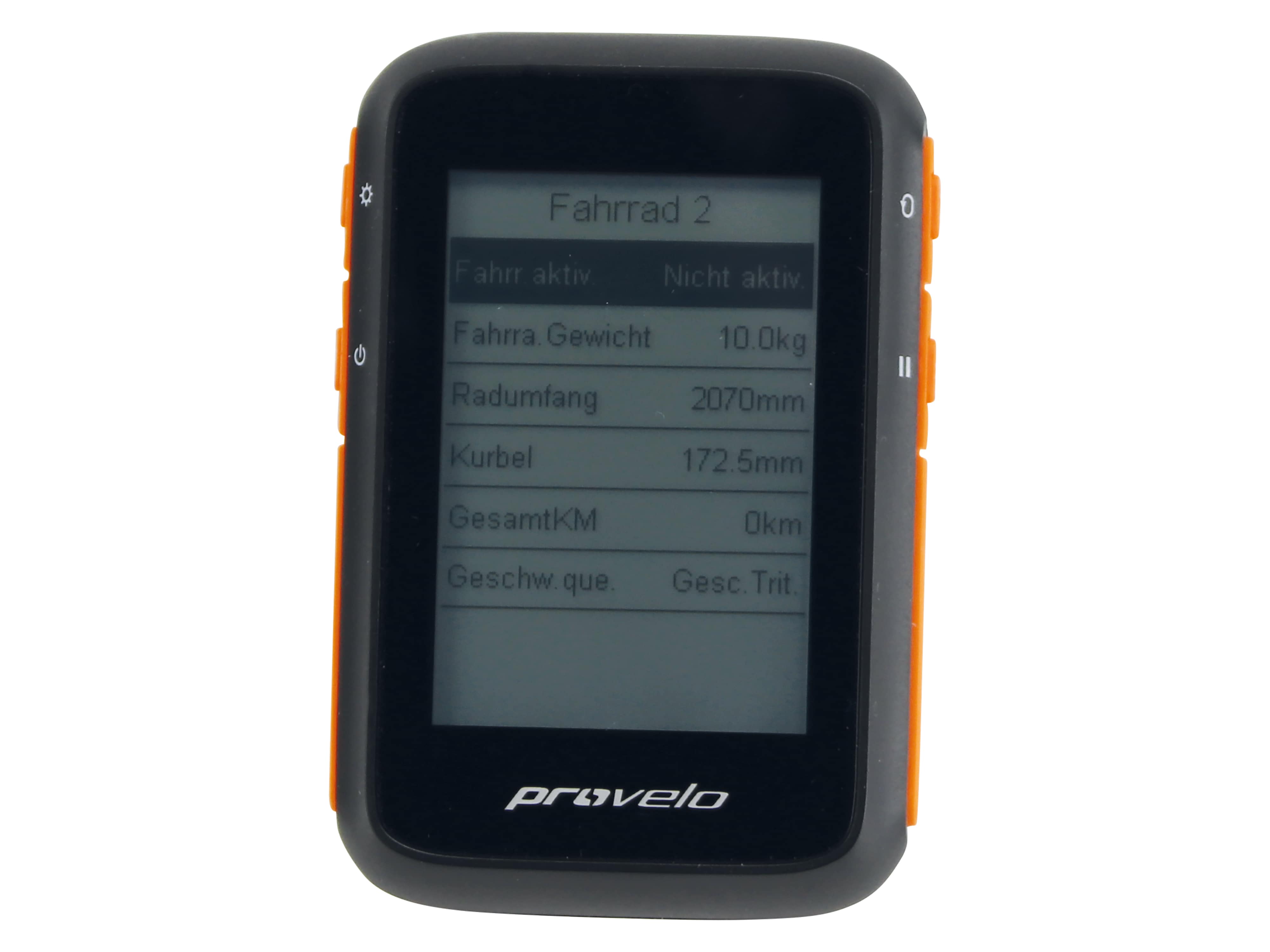 Fahrradcomputer PROVELO, GPS, Bluetooth