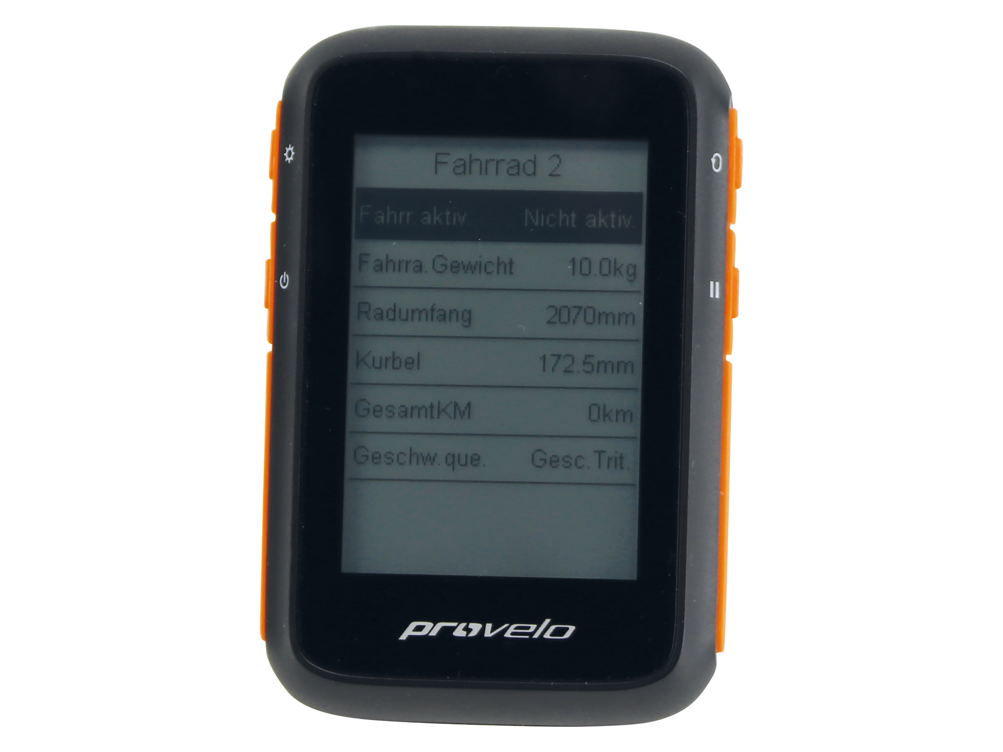 Fahrradcomputer PROVELO, GPS, Bluetooth