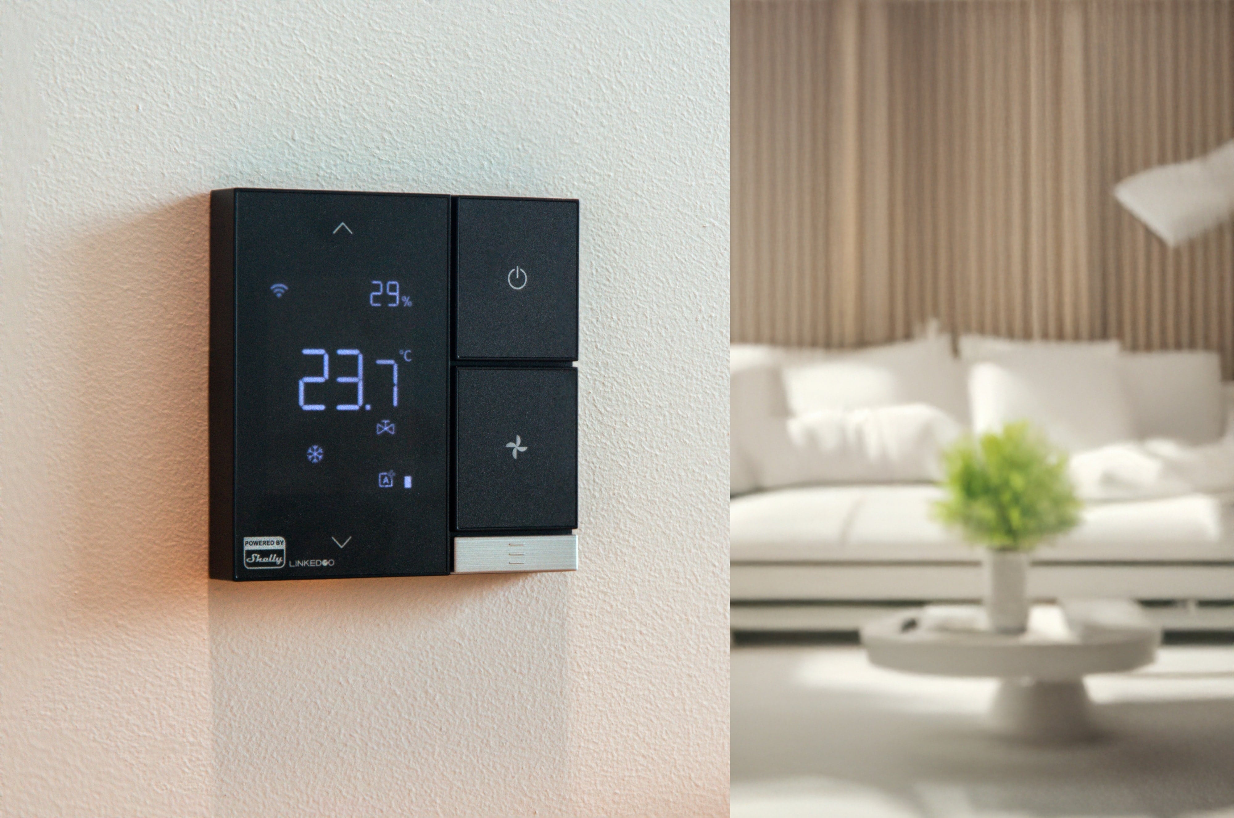 LINKEDGO HVAC Thermostat ST802-B, schwarz LINKEDGO HVAC Thermostat ST802-B, schwarz