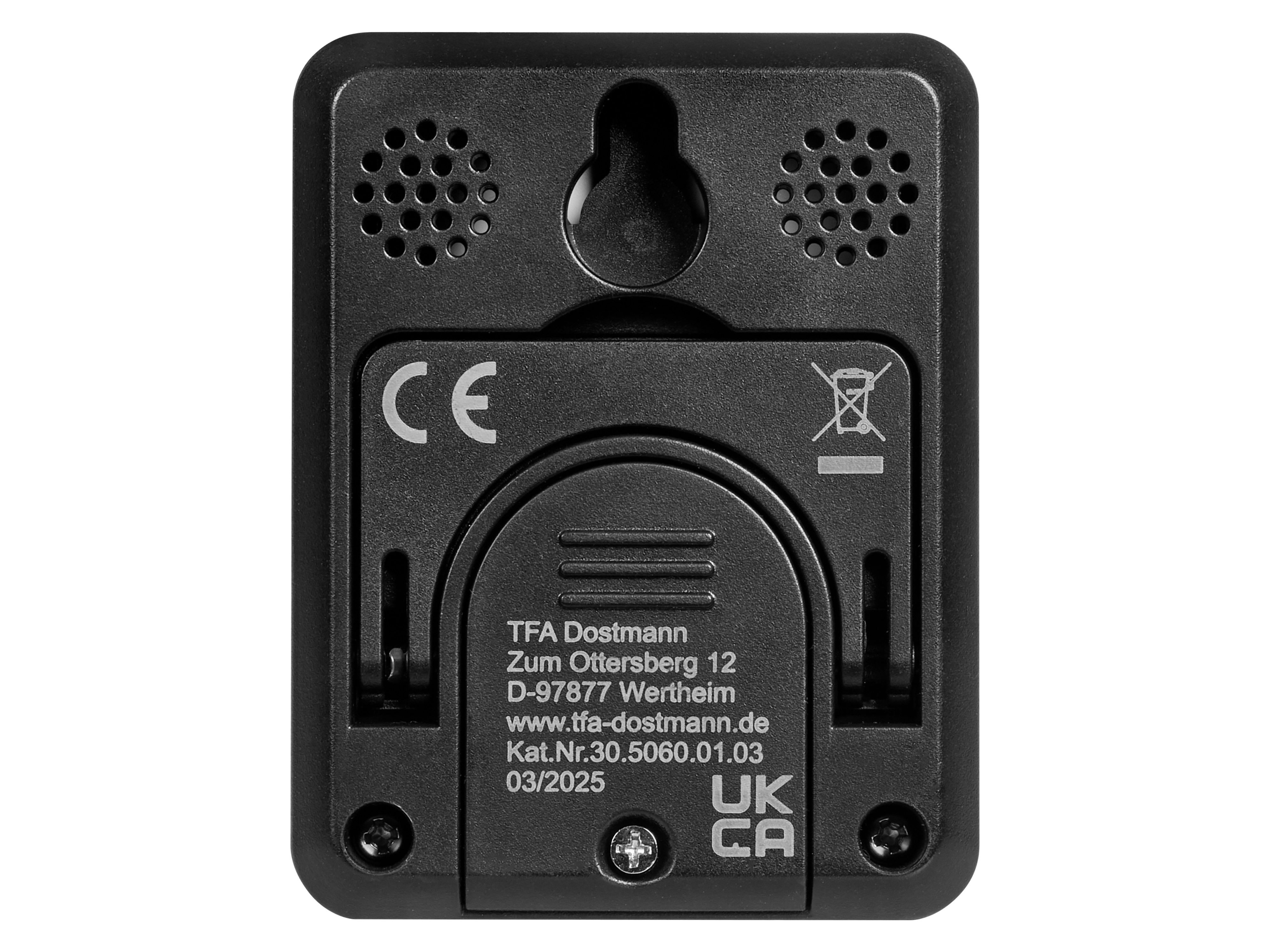 TFA Digitales Thermo-Hygrometer 30.5060.01.03, 3 Stück, schwarz