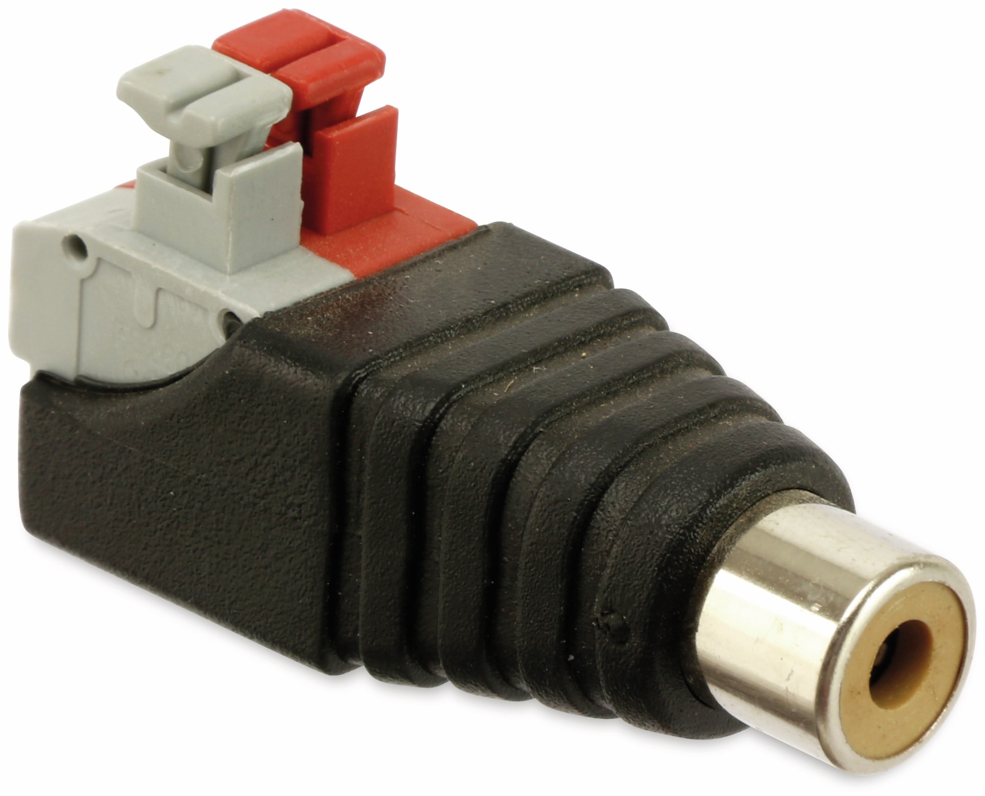 Cinchadapter, Cinchkupplung auf Steckklemmen Cinchadapter, Cinchkupplung auf Steckklemmen