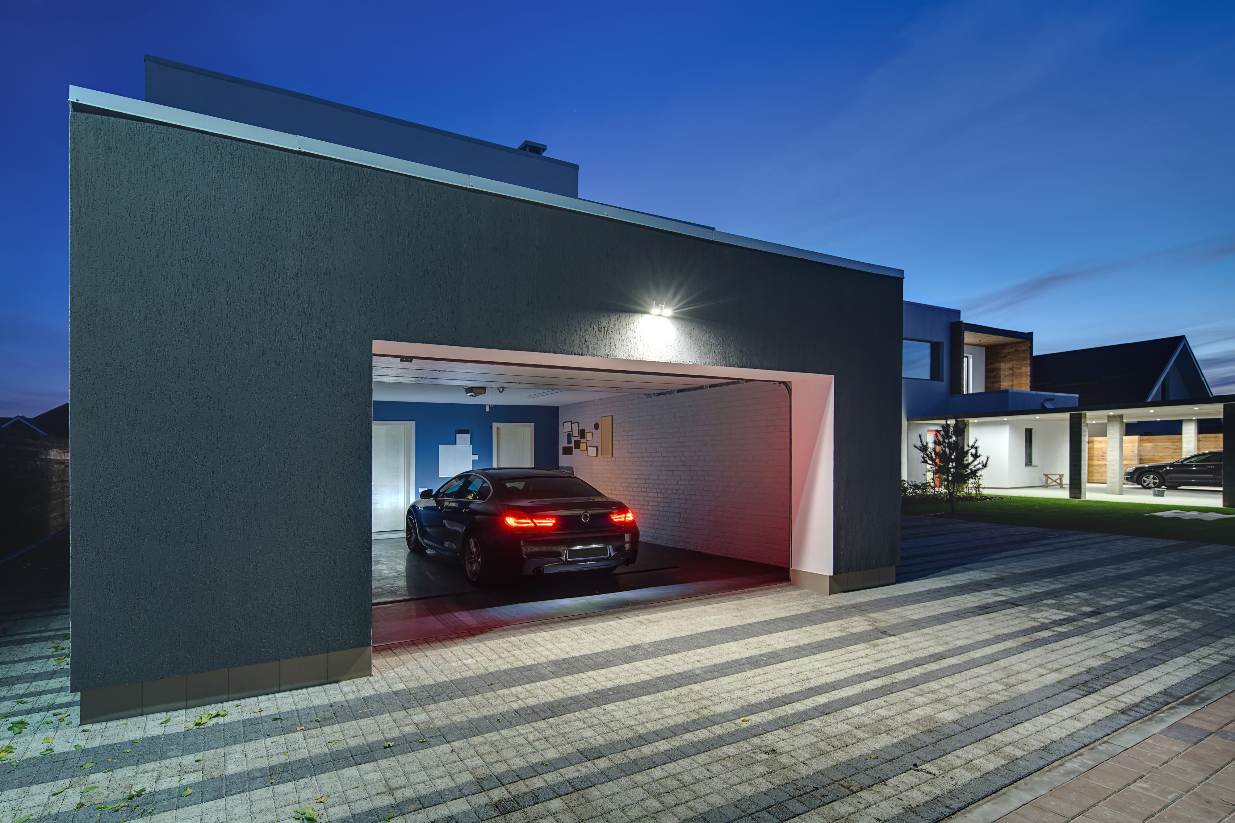 BLULAXA LED-Fluter, EEK: F, 30W, 2500lm, 4000K, schwarz