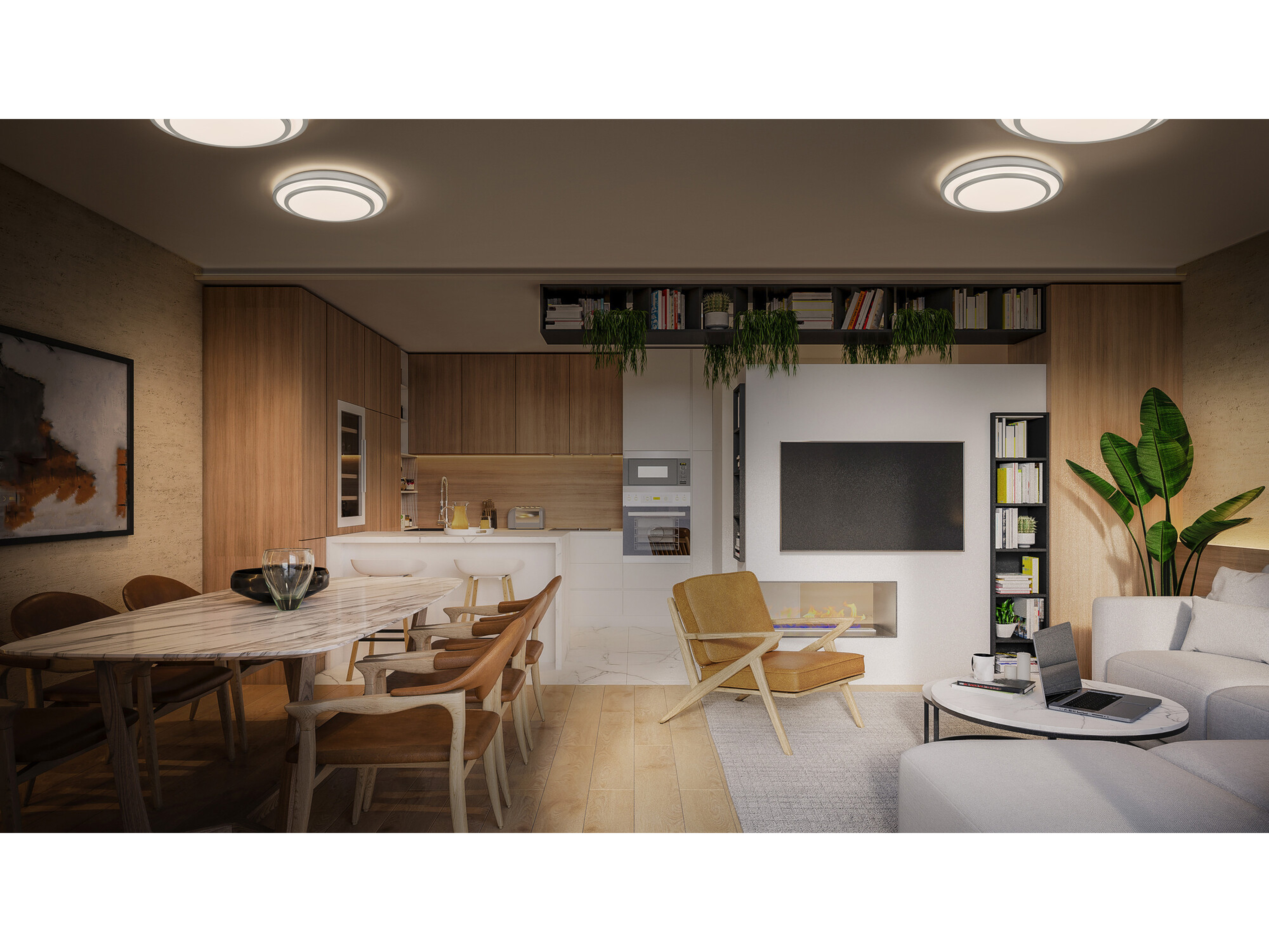 OSRAM LED-Deckenleuchte, 16W, 3000K, 1000lm, warmweiß, IP20, silber, Ø30 cm