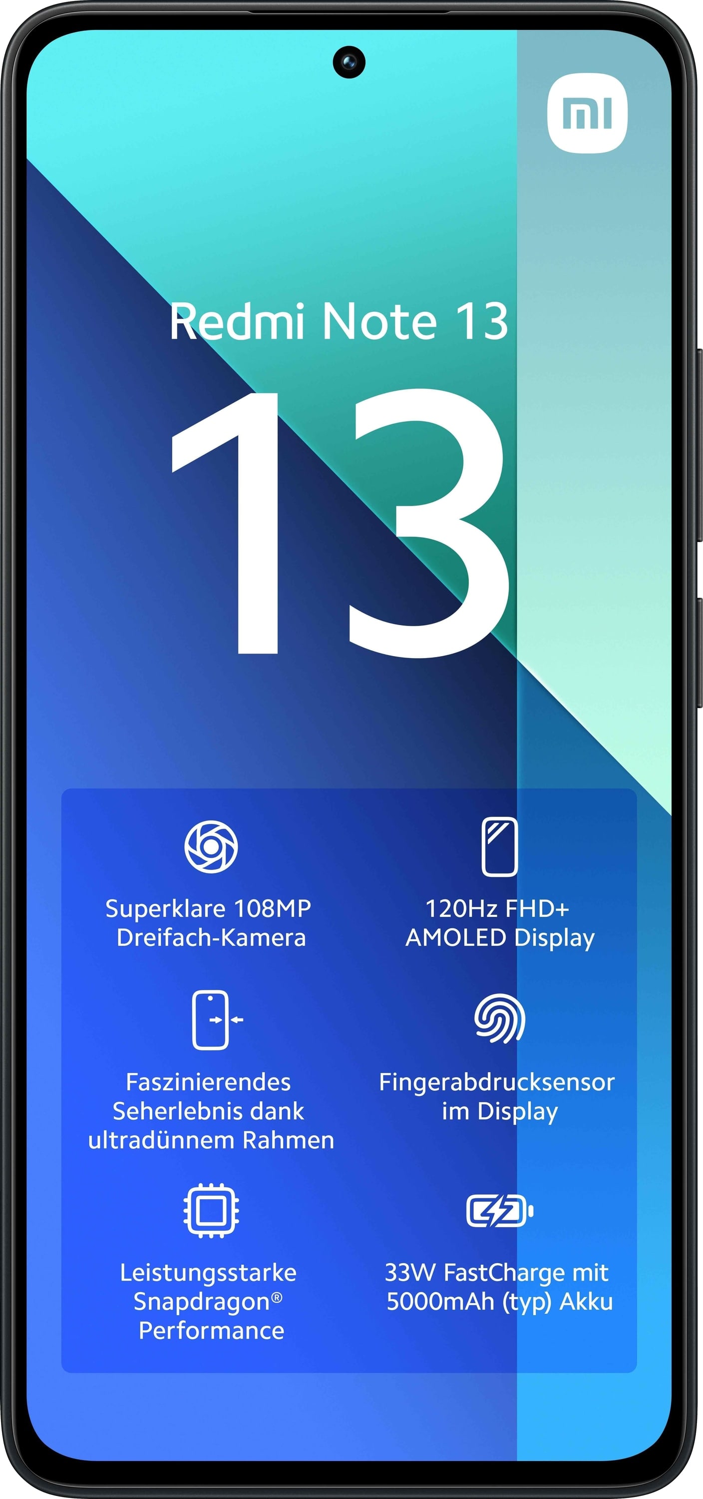 XIAOMI Smartphone Redmi Note 13 4G 256GB Midnight Black XIAOMI Smartphone Redmi Note 13 4G 256GB Midnight Black
