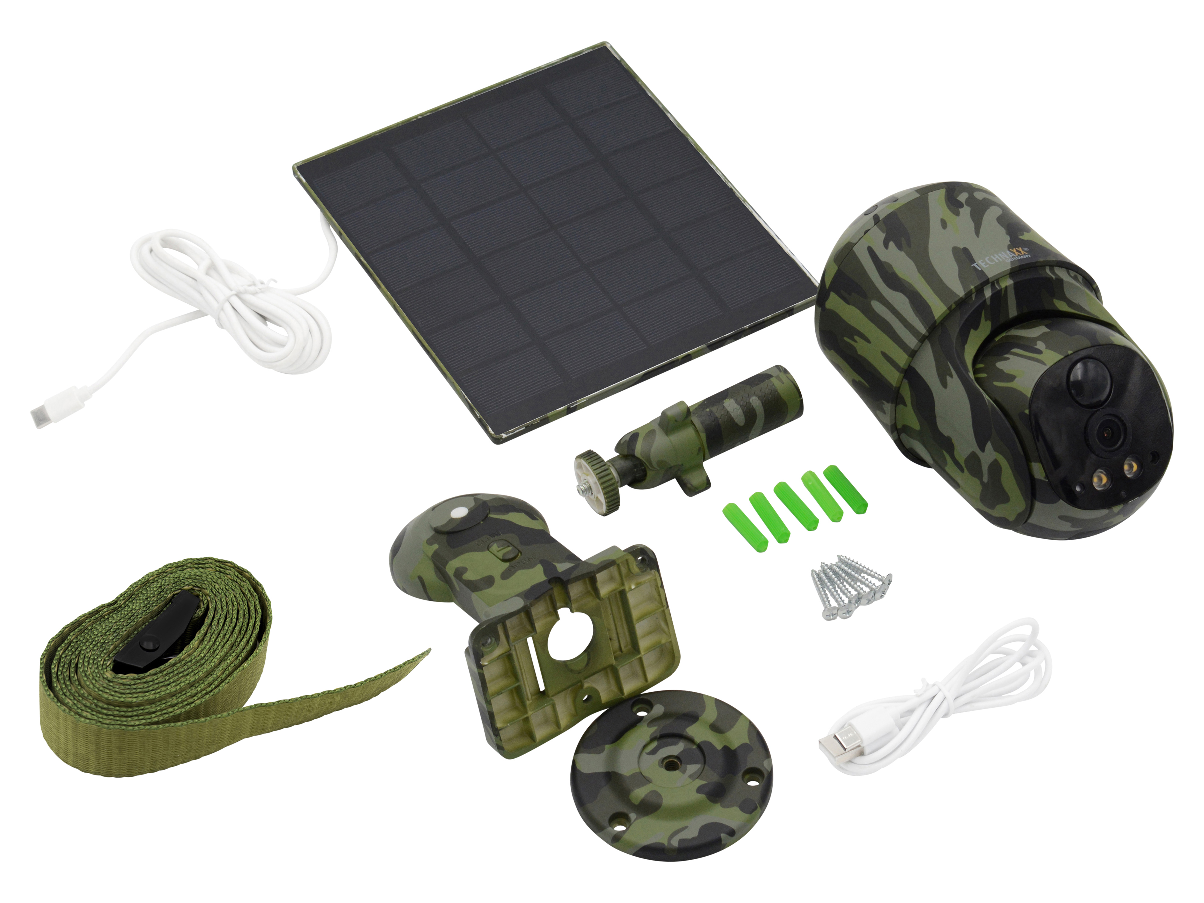 TECHNAXX Überwachungskamera 4G PT Dome TX-290, mit Solarmodul