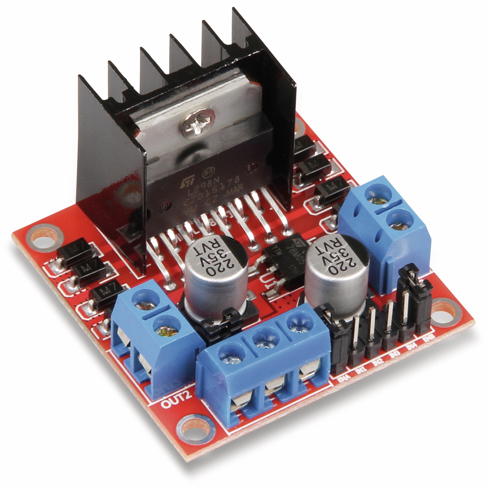 JOY-IT Motormodul (2/4Phasen, L298N) JOY-IT Motormodul (2/4Phasen, L298N)