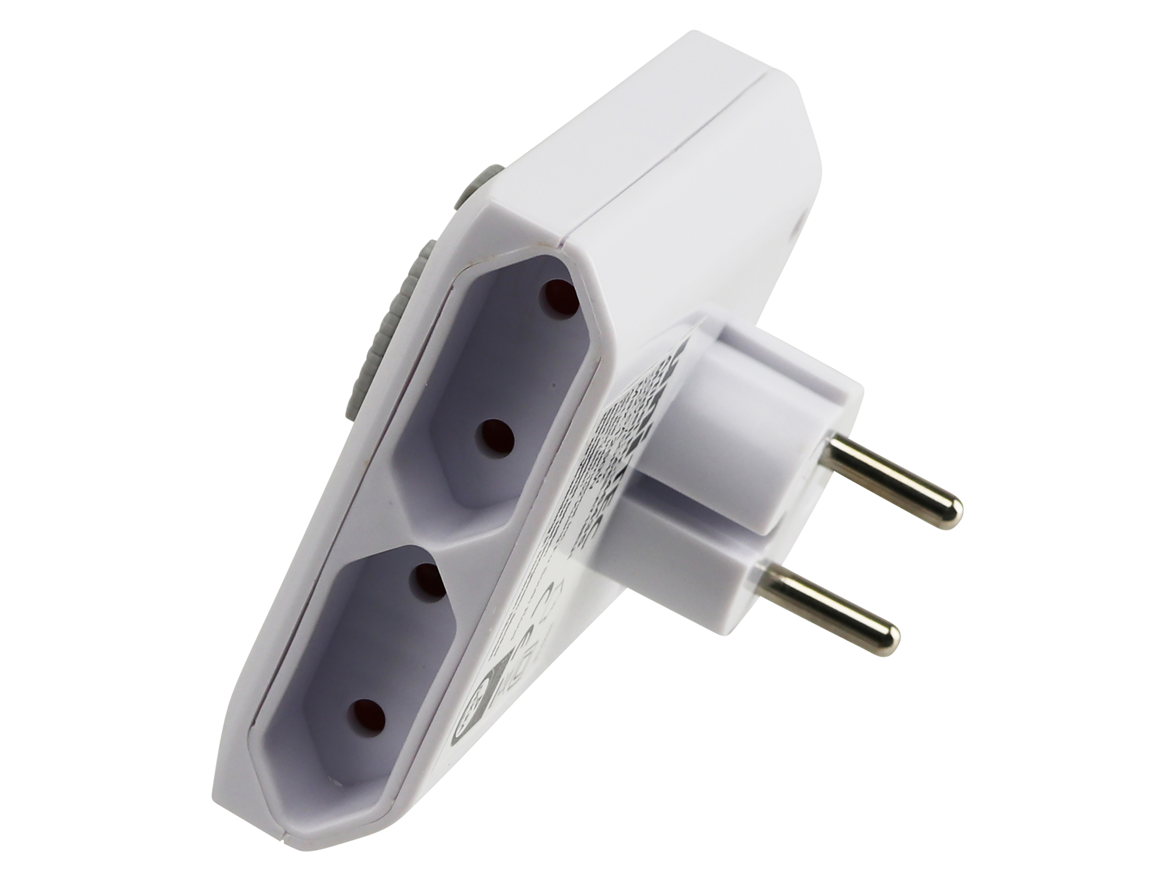 UNITEC Zeitschaltuhr ES-A718EU1, mechanisch, mit 2Euro-Steckdosen