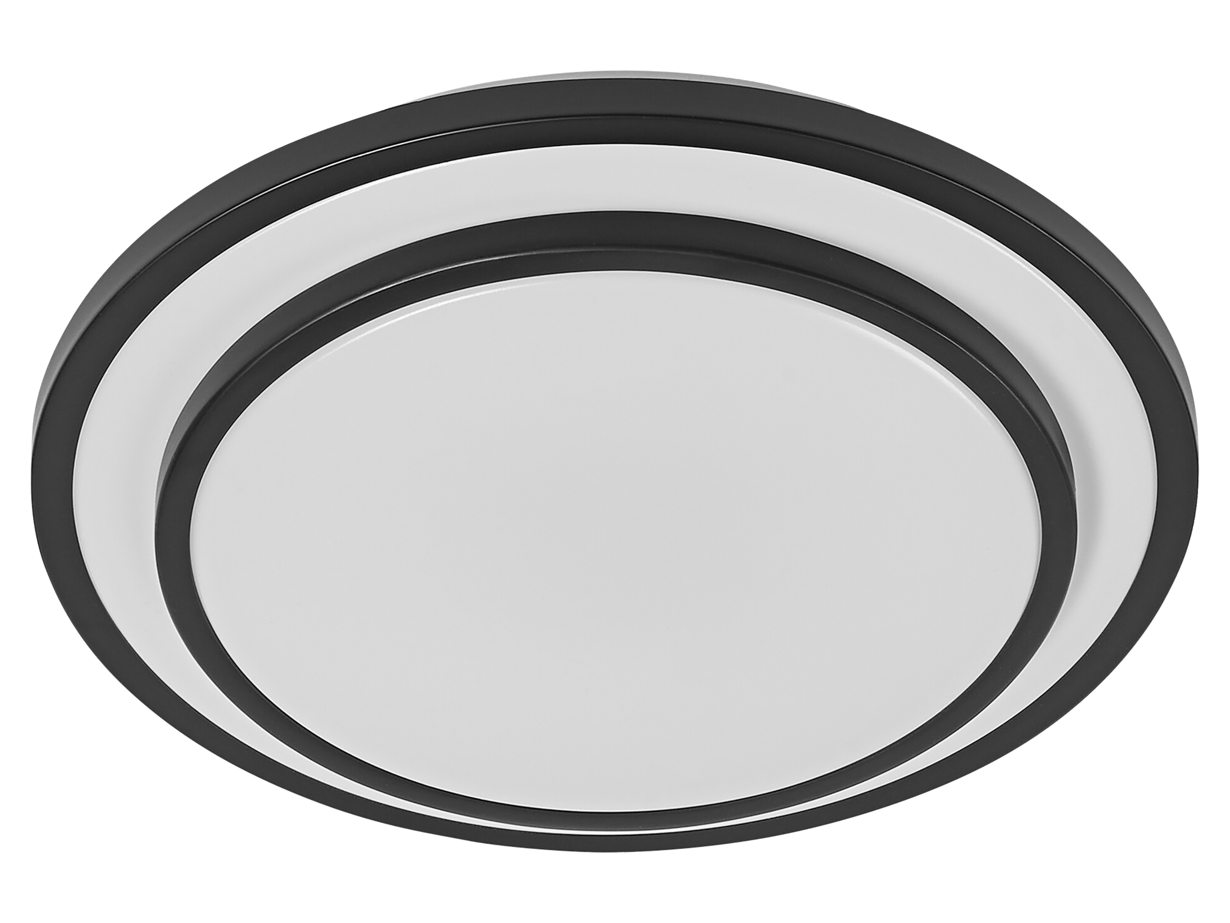 OSRAM LED-Deckenleuchte, 16W, 3000K, 1000lm, warmweiß, IP20, schwarz, Ø30cm