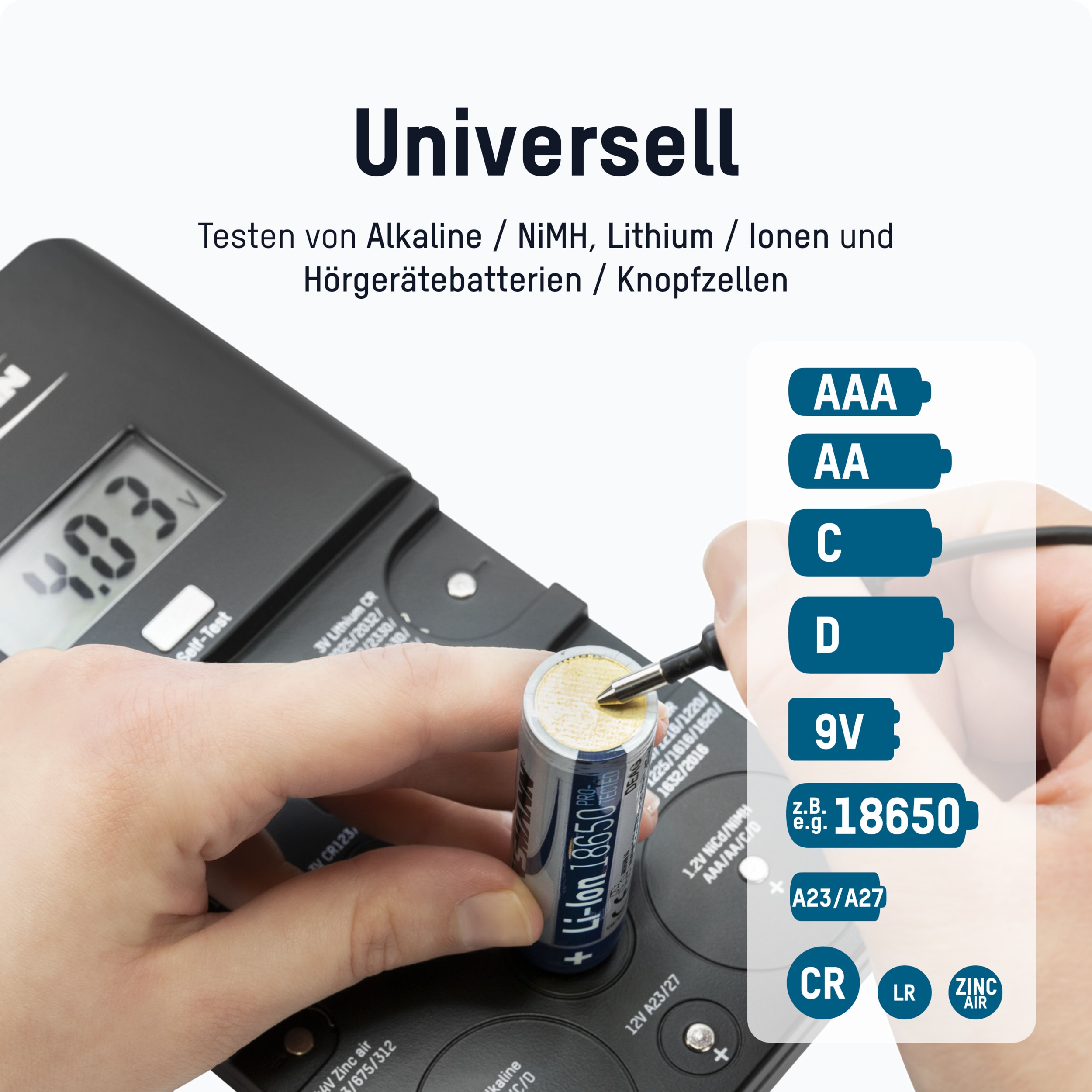 ANSMANN Batterietester, ENERGY CHECK LCD-cb ANSMANN Batterietester, ENERGY CHECK LCD-cb